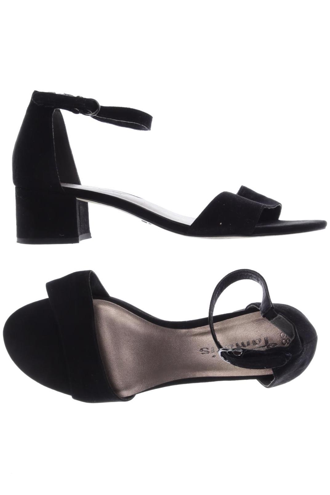 

Tamaris Damen Sandale, schwarz, Gr. 38
