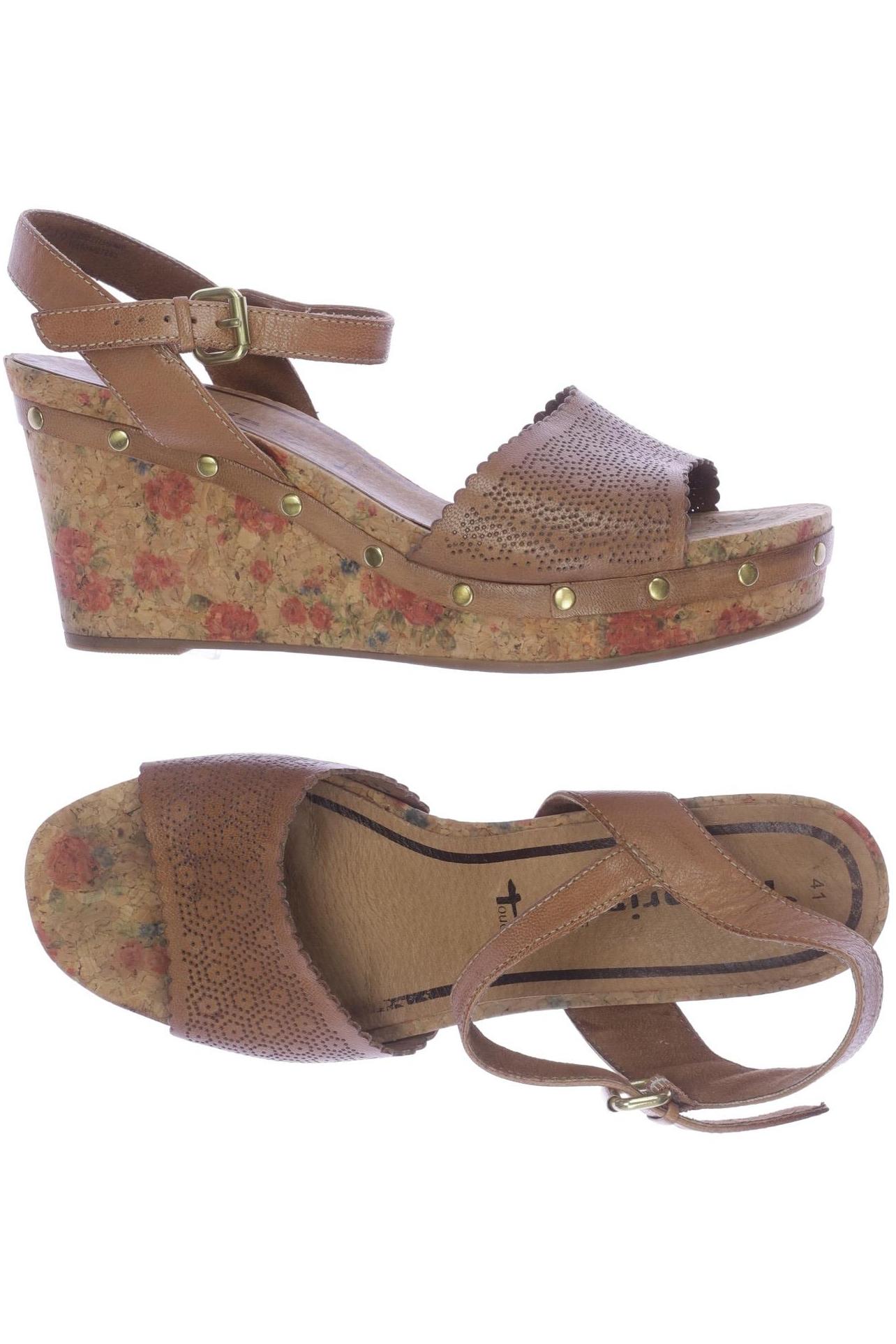 

Tamaris Damen Sandale, braun, Gr. 41