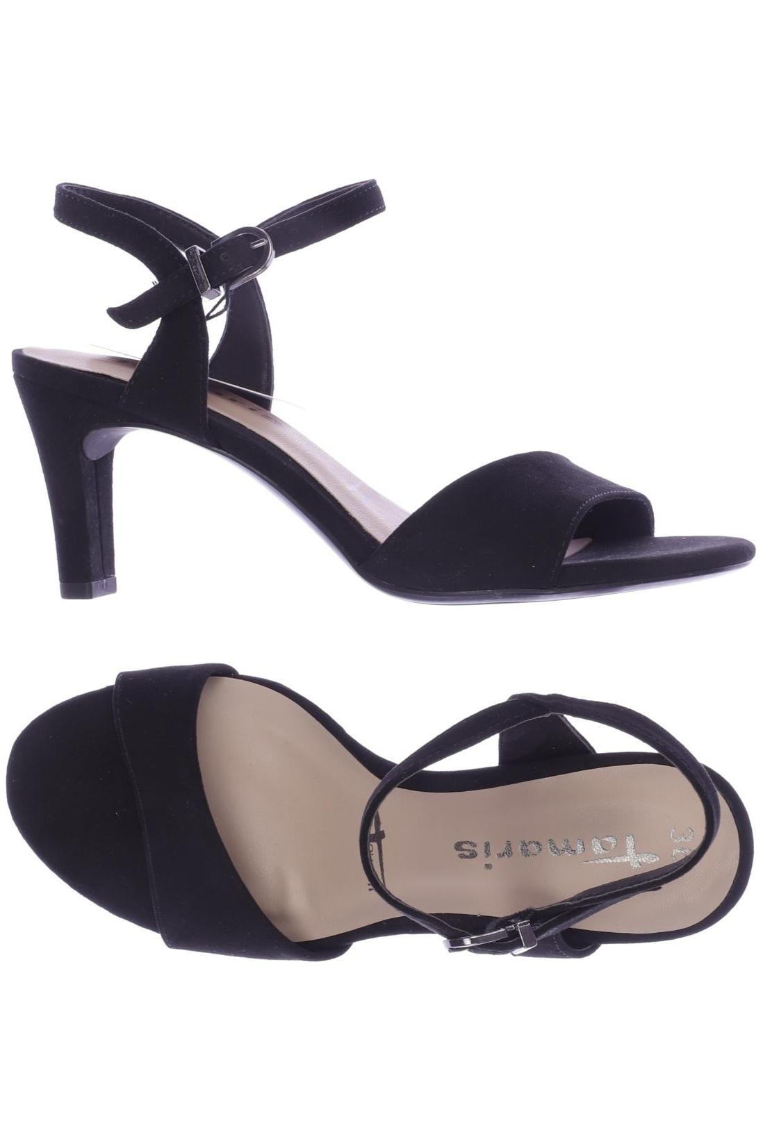 

Tamaris Damen Sandale, schwarz, Gr. 36