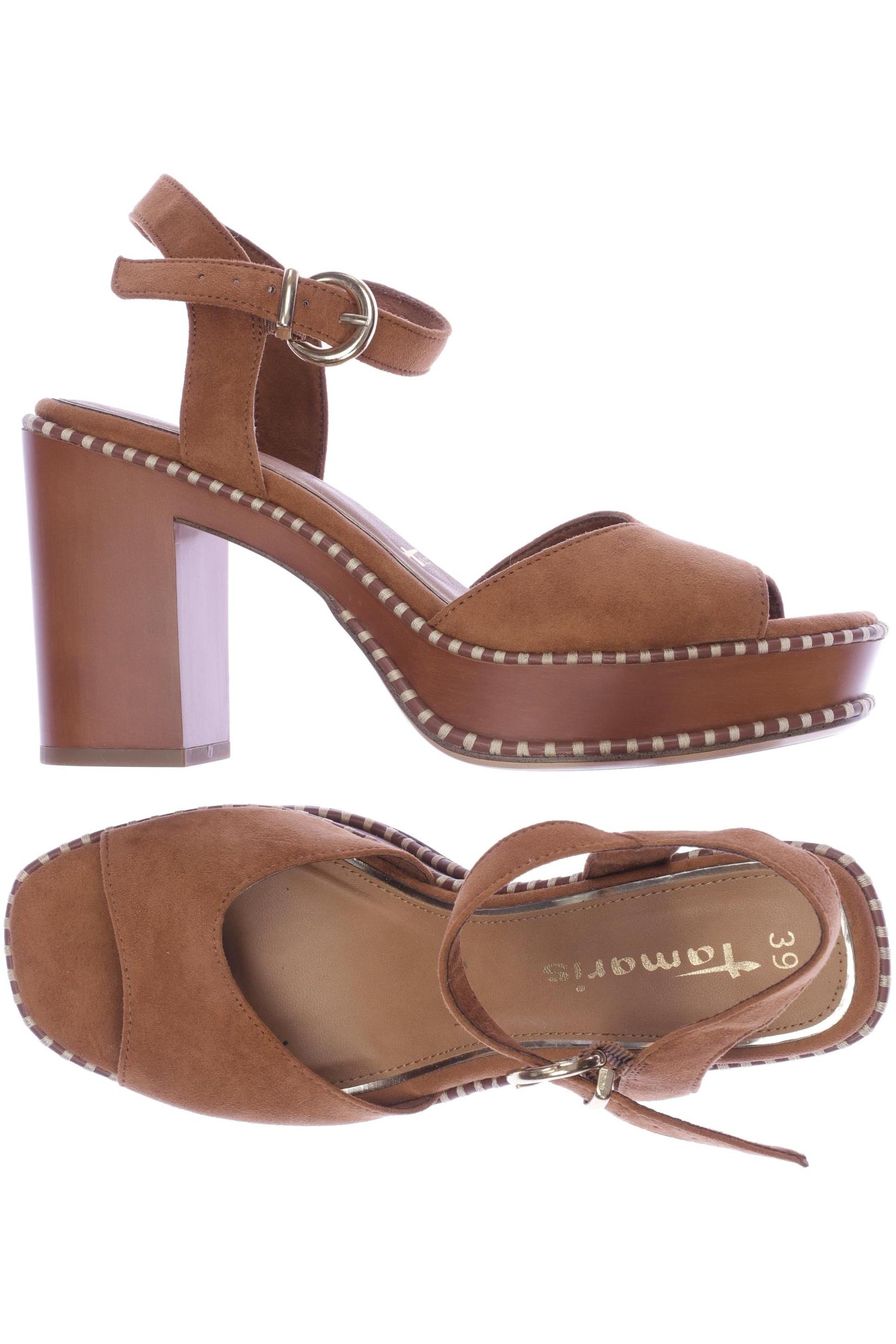 

Tamaris Damen Sandale, braun, Gr. 39