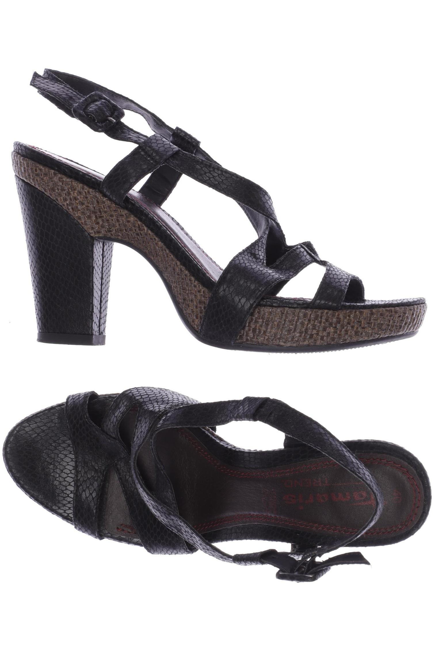 

Tamaris Damen Sandale, schwarz