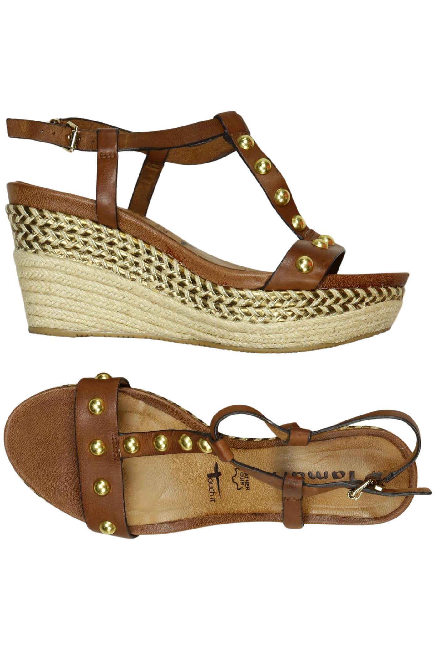 

Tamaris Damen Sandale, braun, Gr. 37