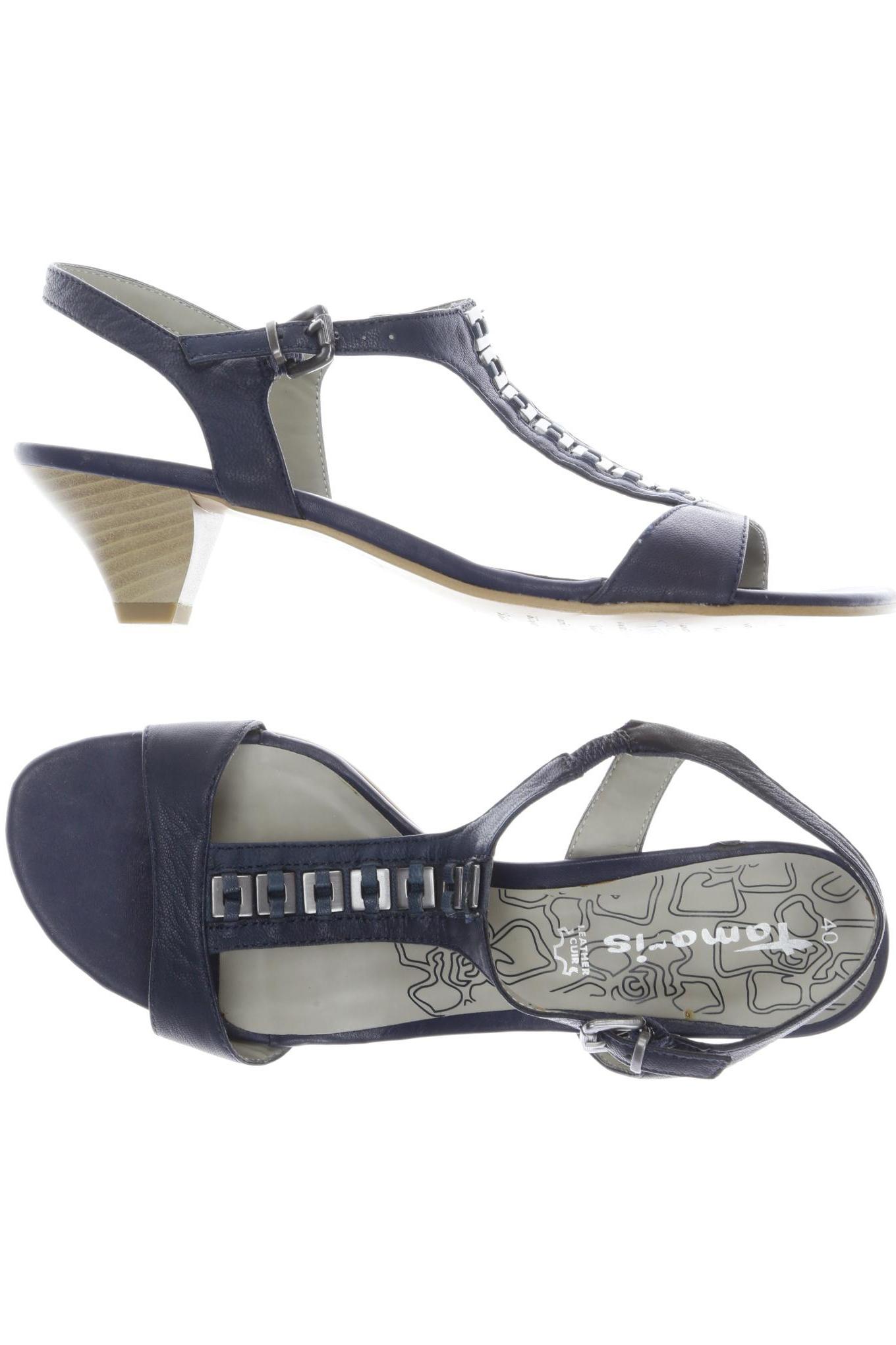 

Tamaris Damen Sandale, marineblau, Gr. 40
