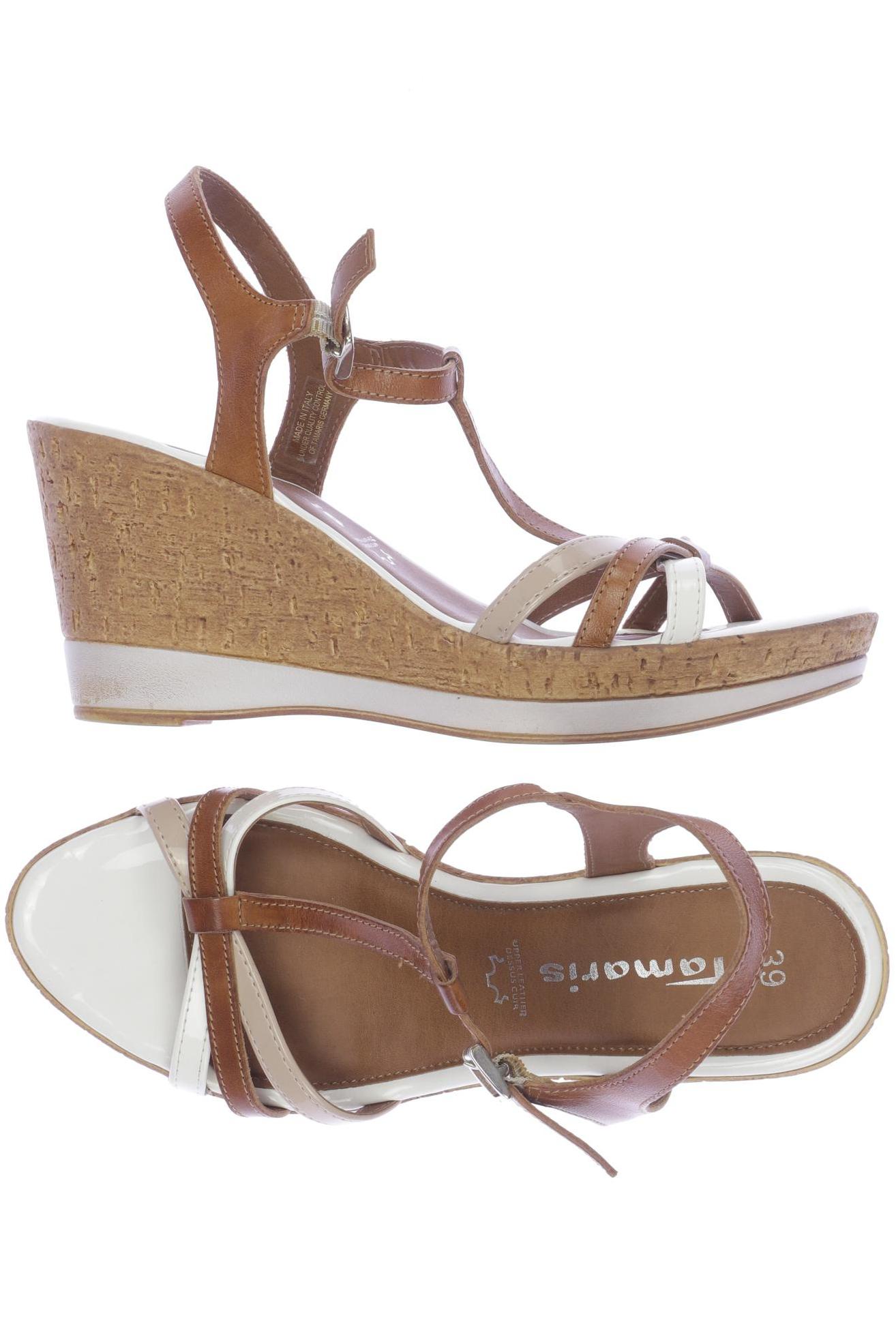 

Tamaris Damen Sandale, braun, Gr. 39