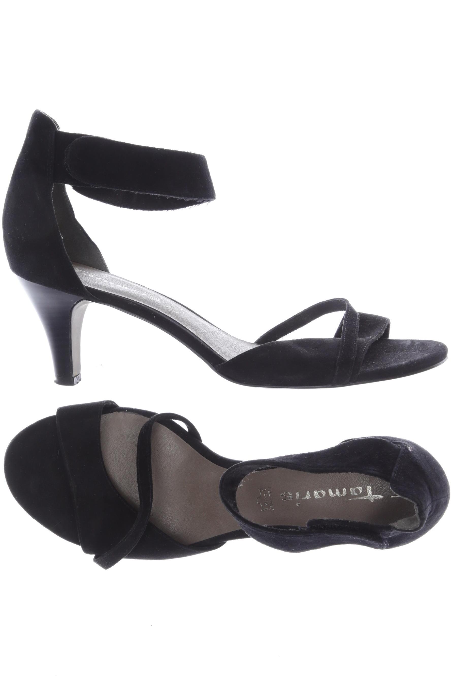 

Tamaris Damen Sandale, schwarz, Gr. 41
