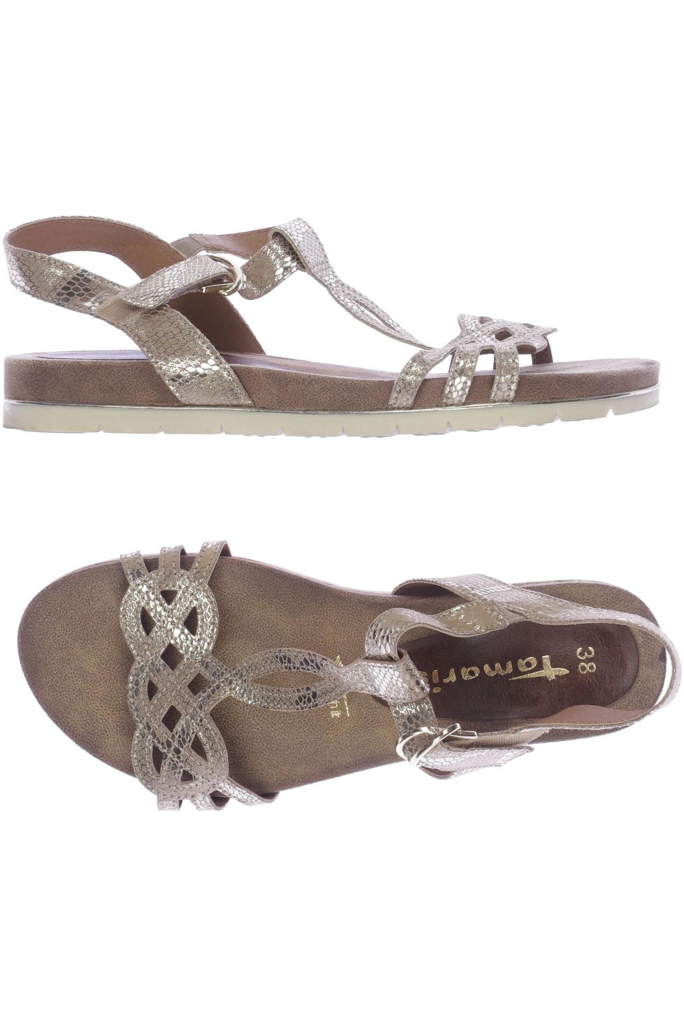 

Tamaris Damen Sandale, braun, Gr. 38