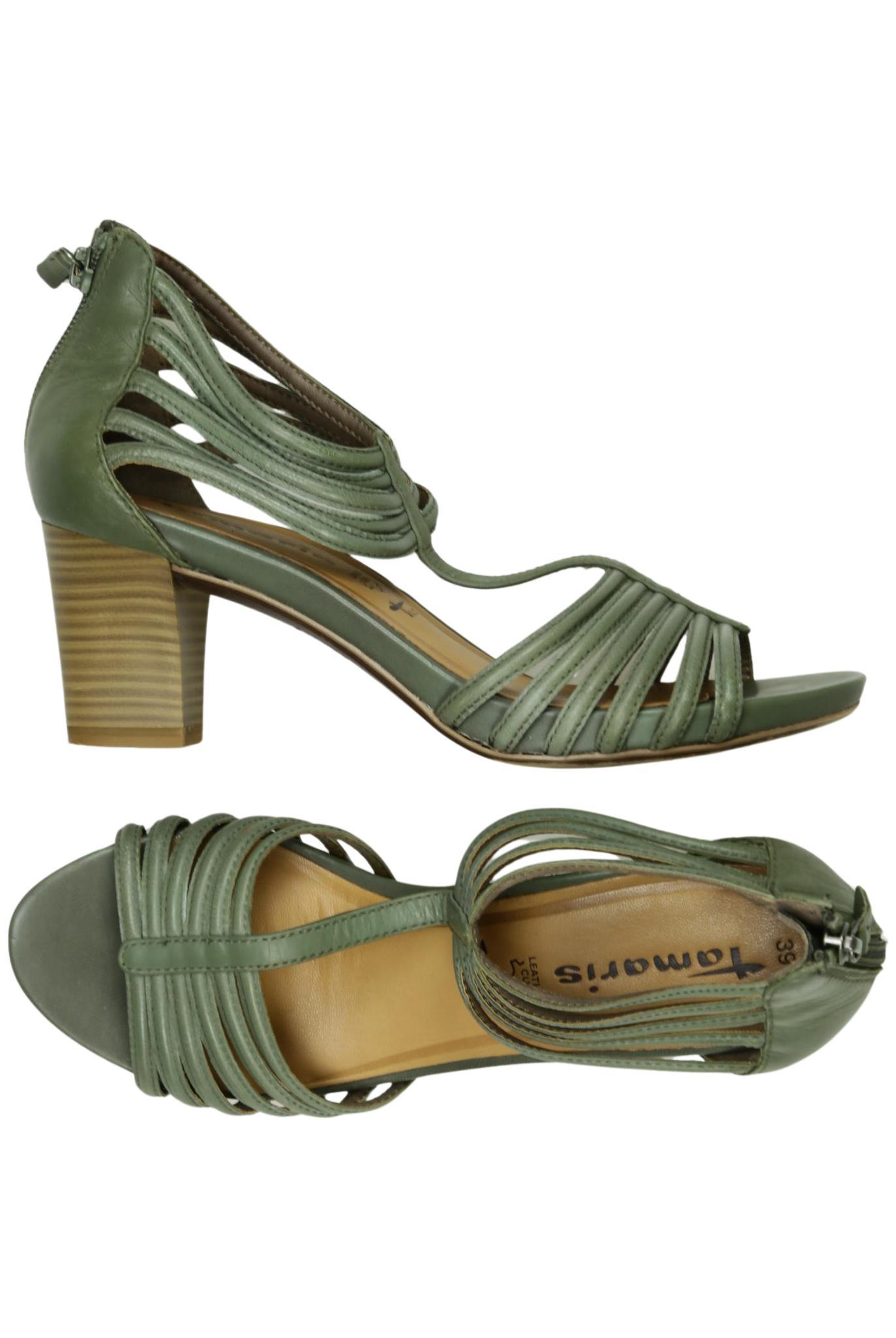 

Tamaris Damen Sandale, grün, Gr. 39