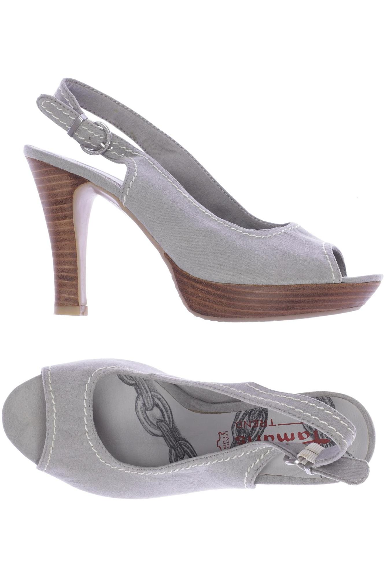 

Tamaris Damen Sandale, grau, Gr. 37