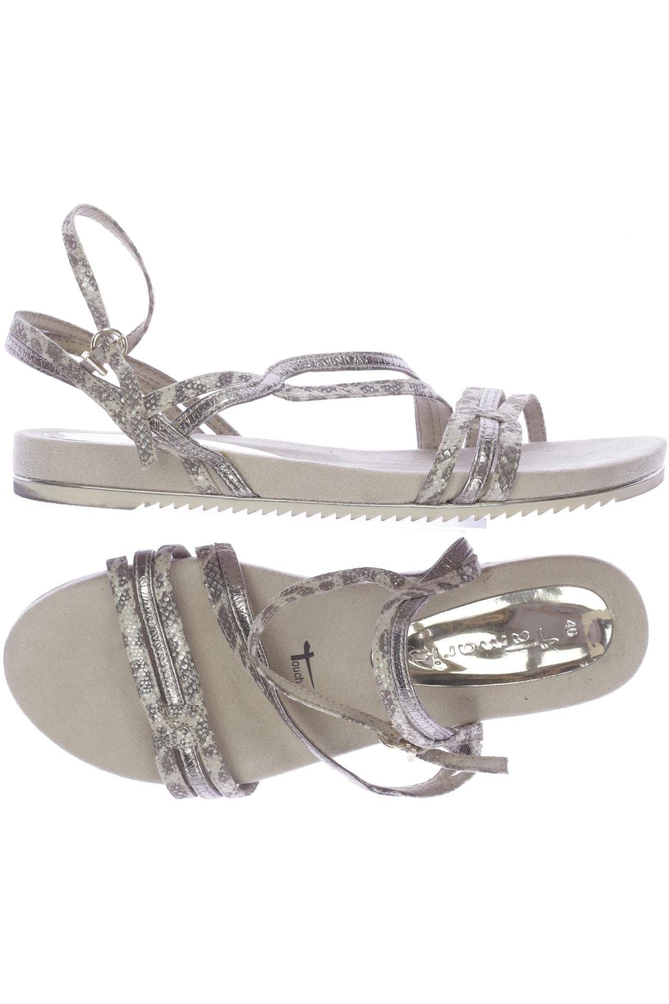 

Tamaris Damen Sandale, gold, Gr. 40