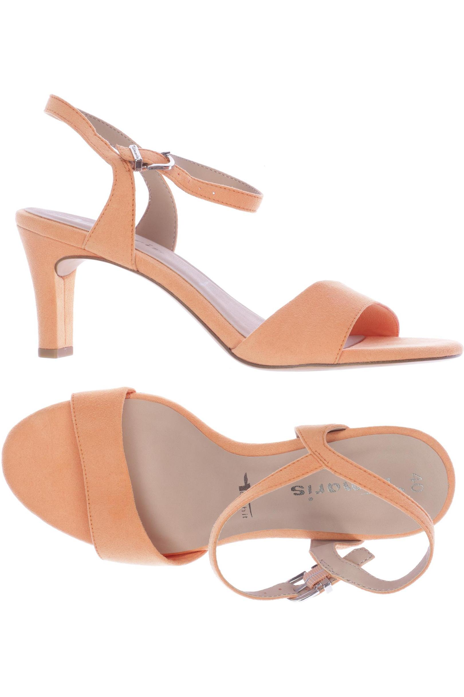 

Tamaris Damen Sandale, orange, Gr. 40