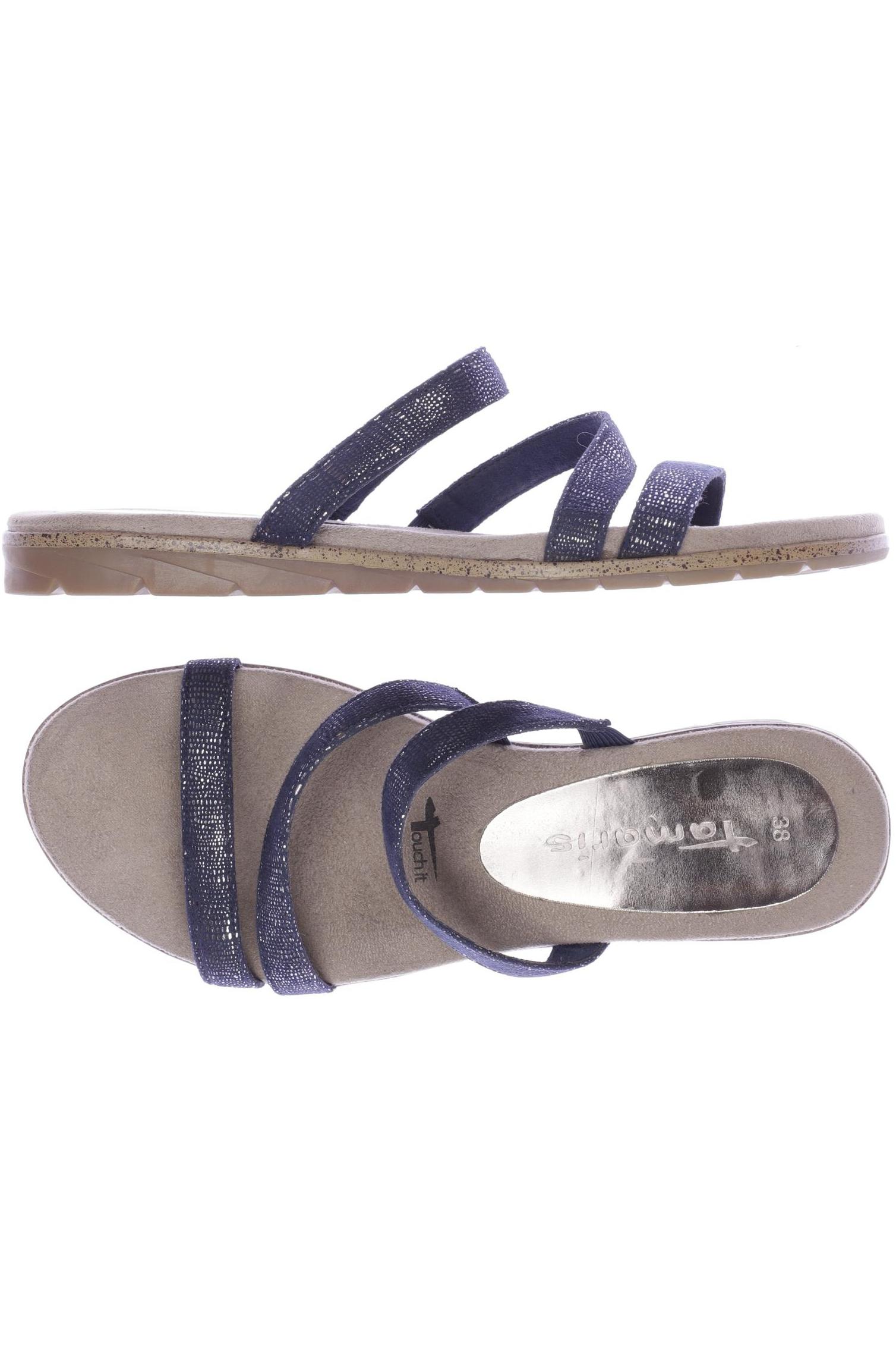 

Tamaris Damen Sandale, marineblau, Gr. 38