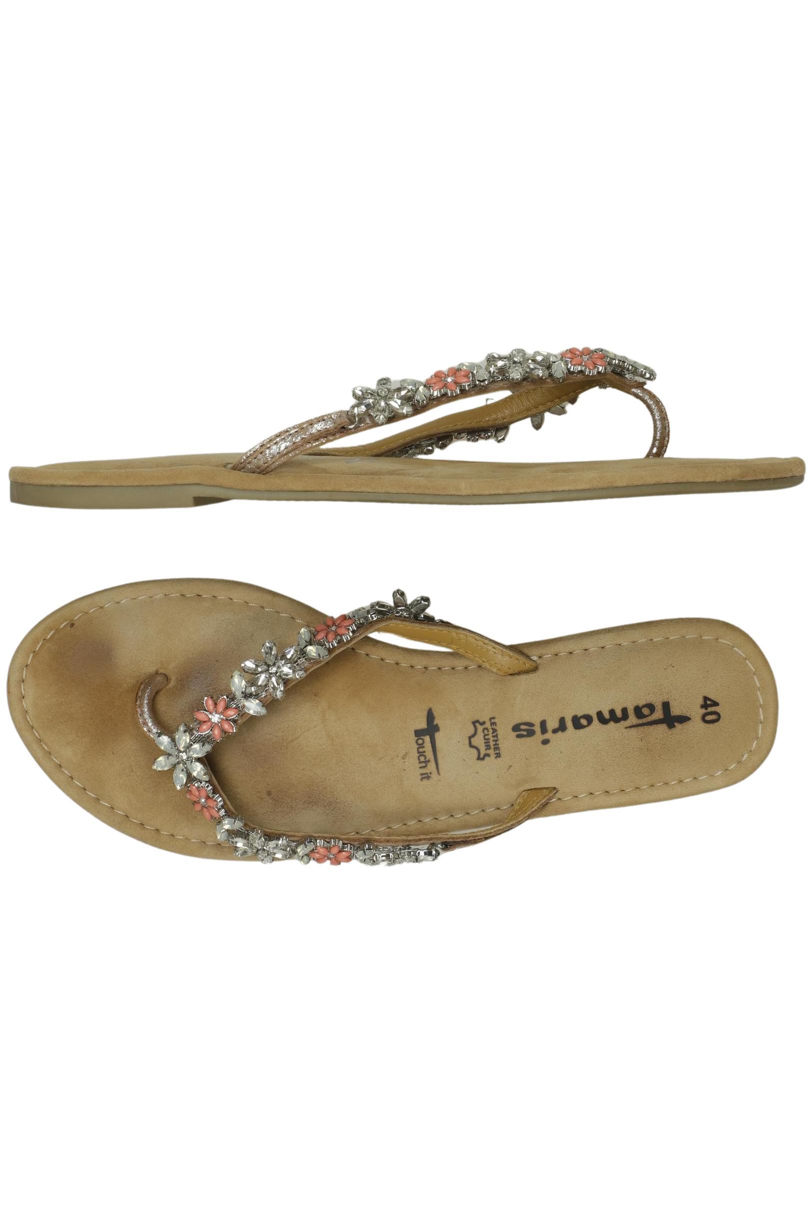 

Tamaris Damen Sandale, beige, Gr. 40