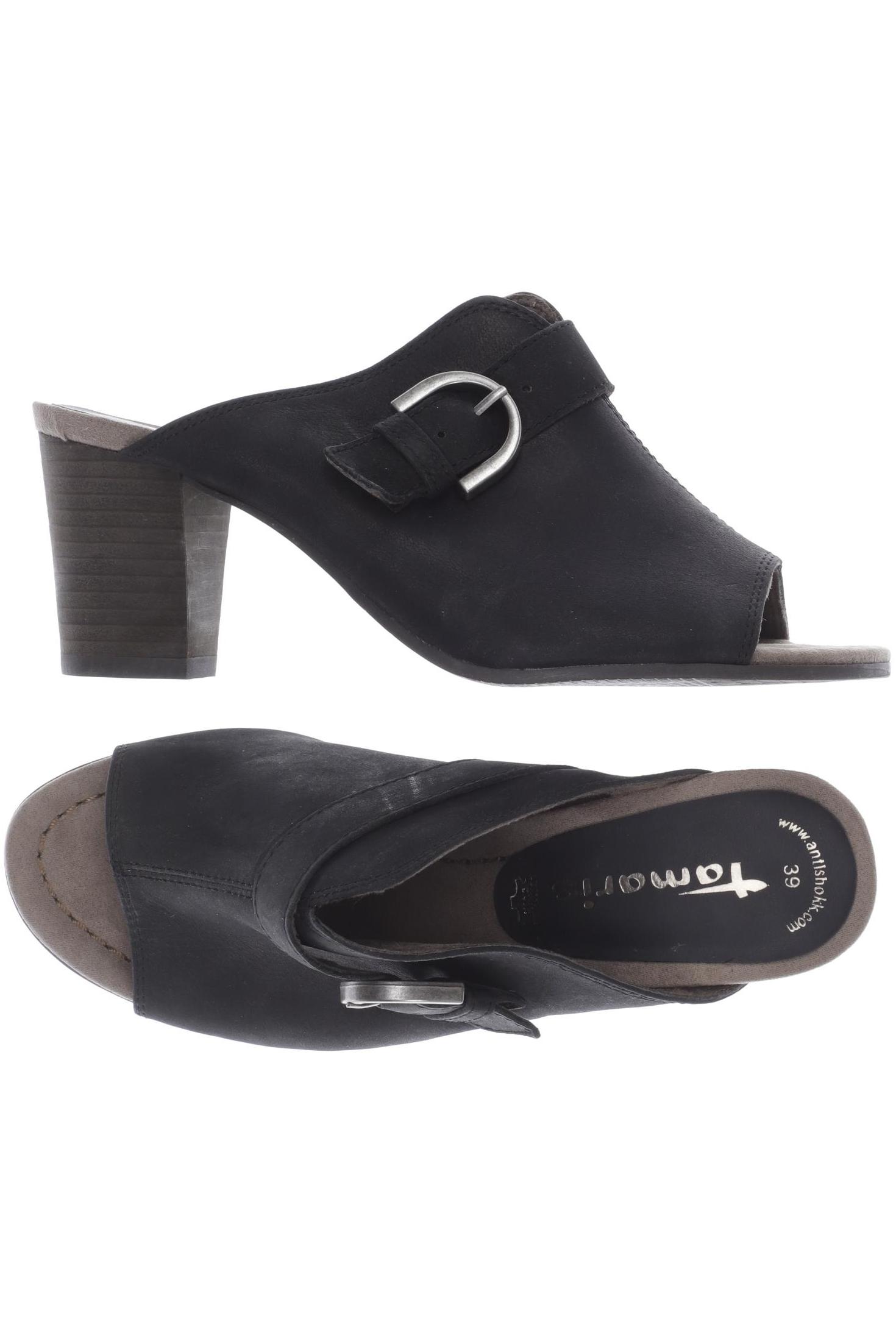 

Tamaris Damen Sandale, schwarz, Gr. 39