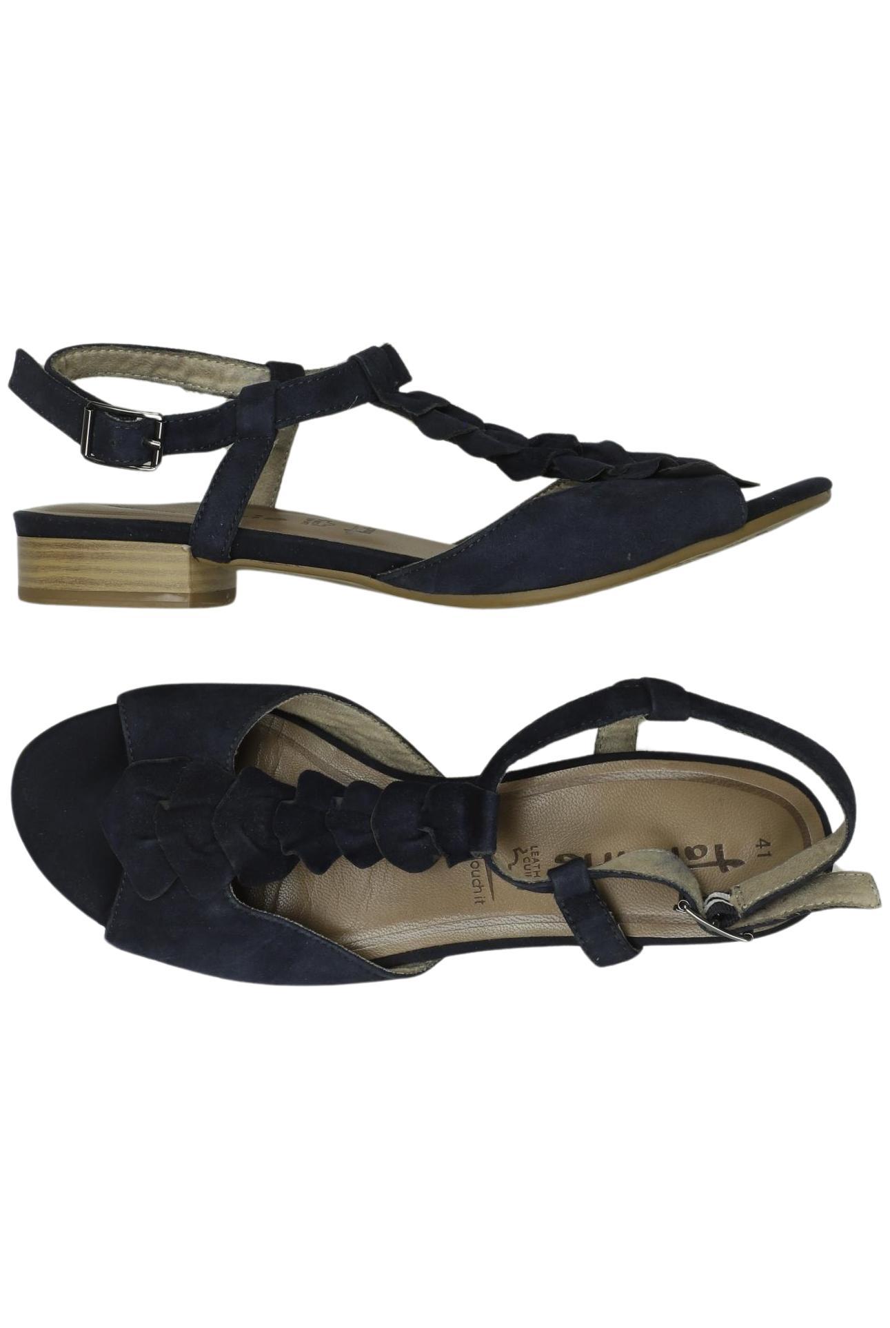 

Tamaris Damen Sandale, marineblau, Gr. 41