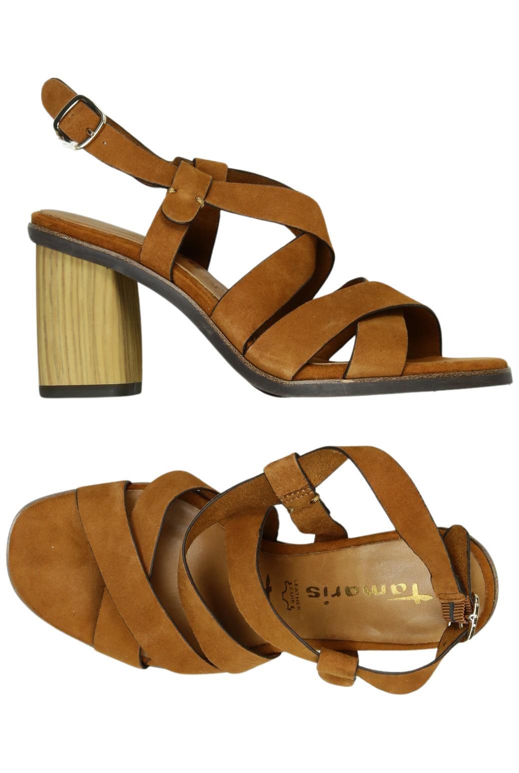 

Tamaris Damen Sandale, braun, Gr. 37