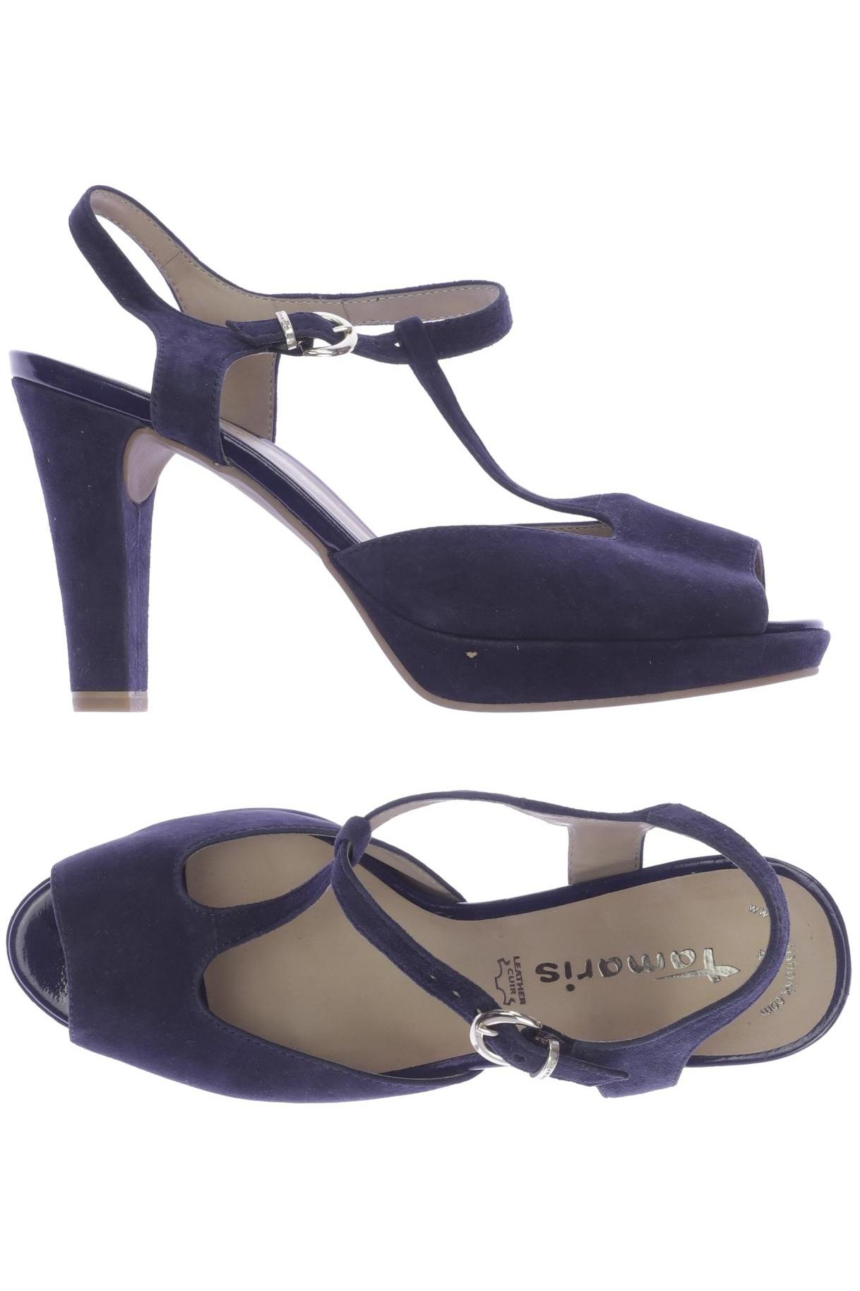 

Tamaris Damen Sandale, marineblau, Gr. 40