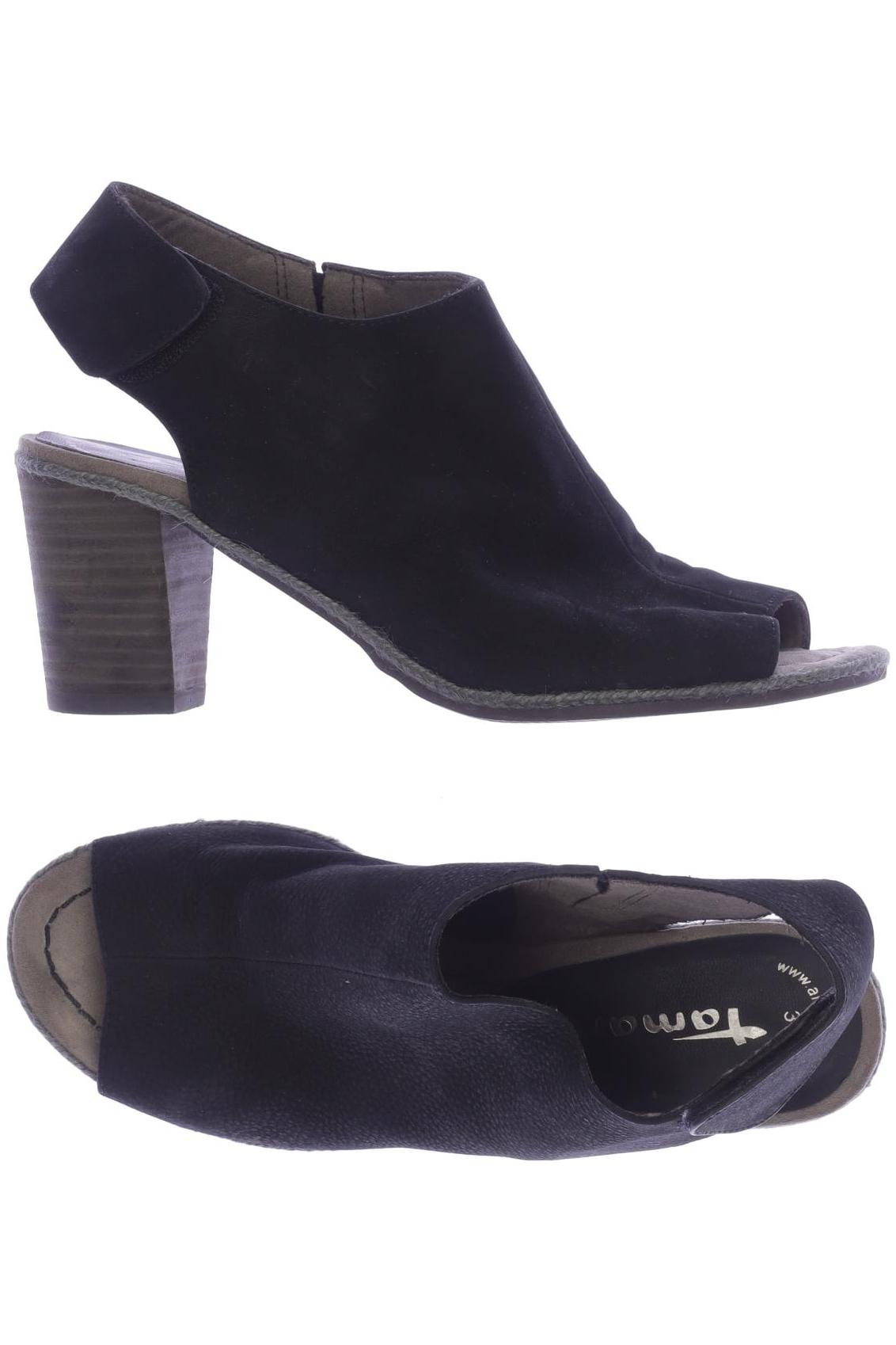 

Tamaris Damen Sandale, schwarz, Gr. 37
