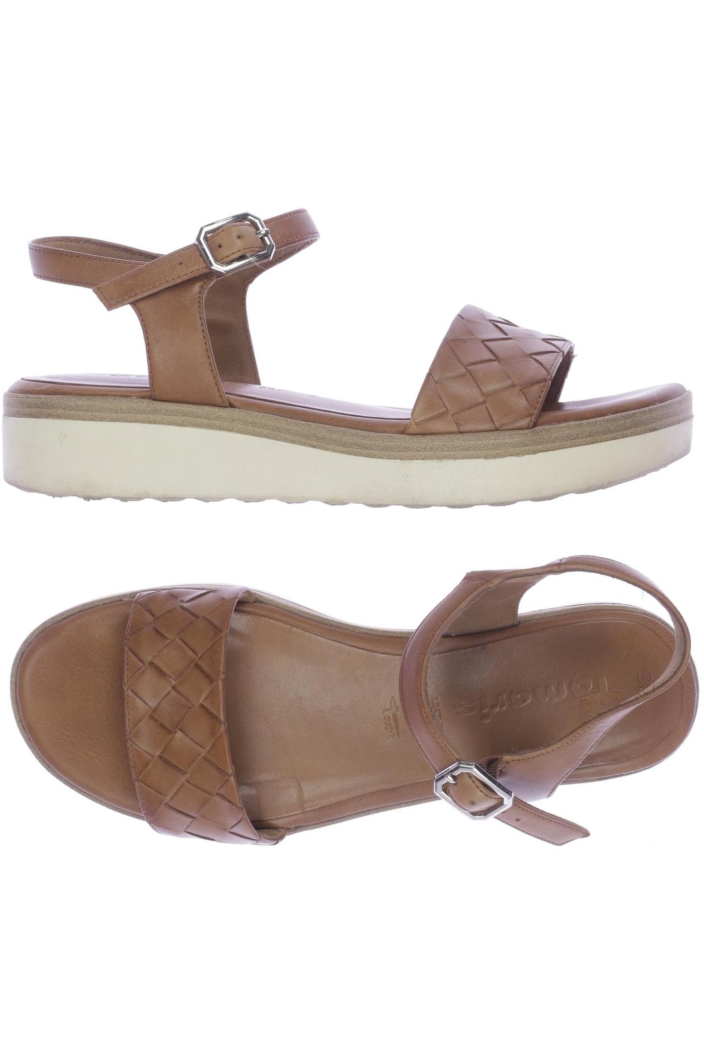

Tamaris Damen Sandale, braun, Gr. 38
