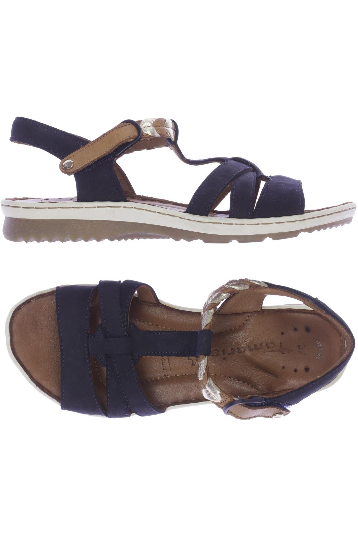 

Tamaris Damen Sandale, marineblau, Gr. 37