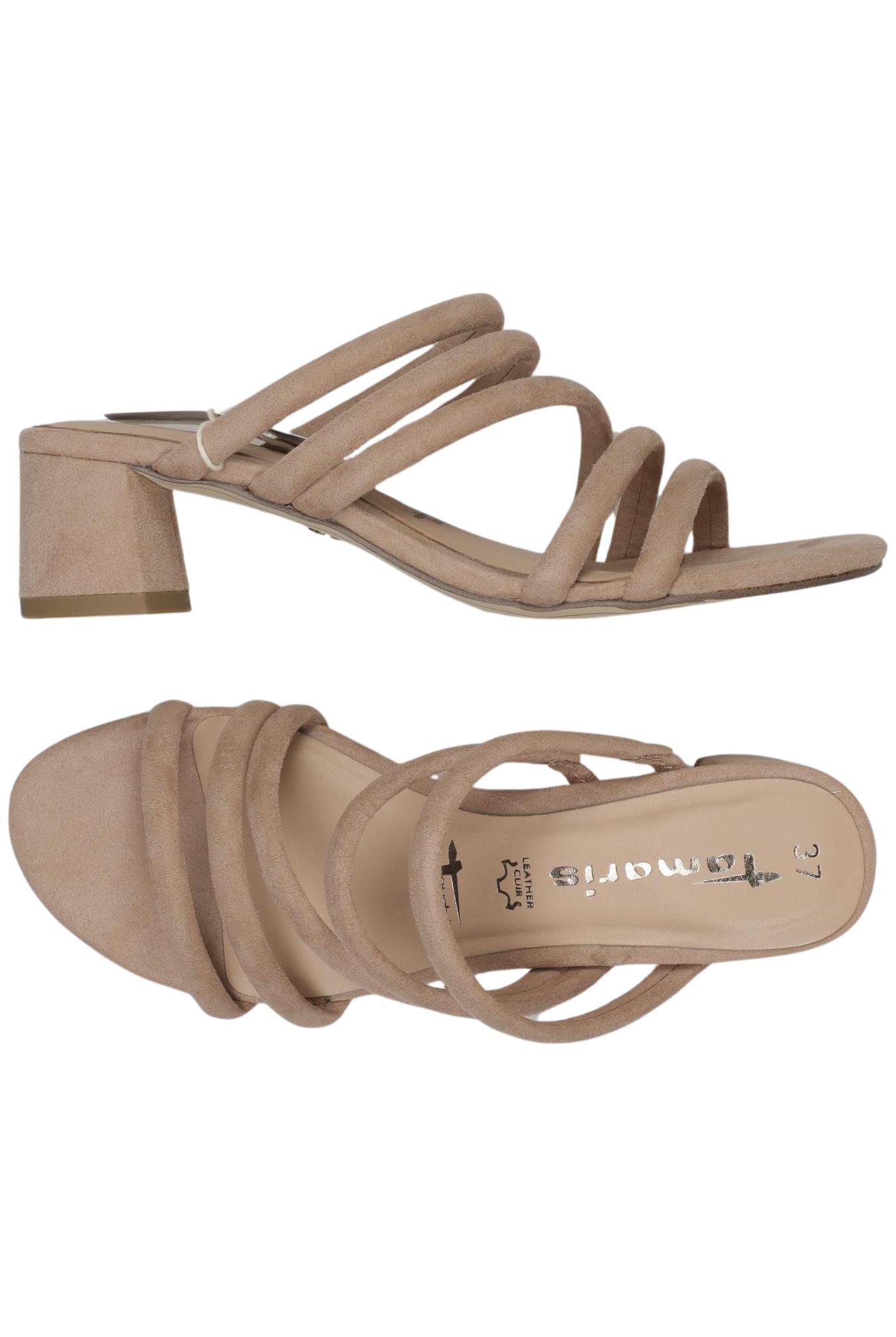

Tamaris Damen Sandale, beige, Gr. 37