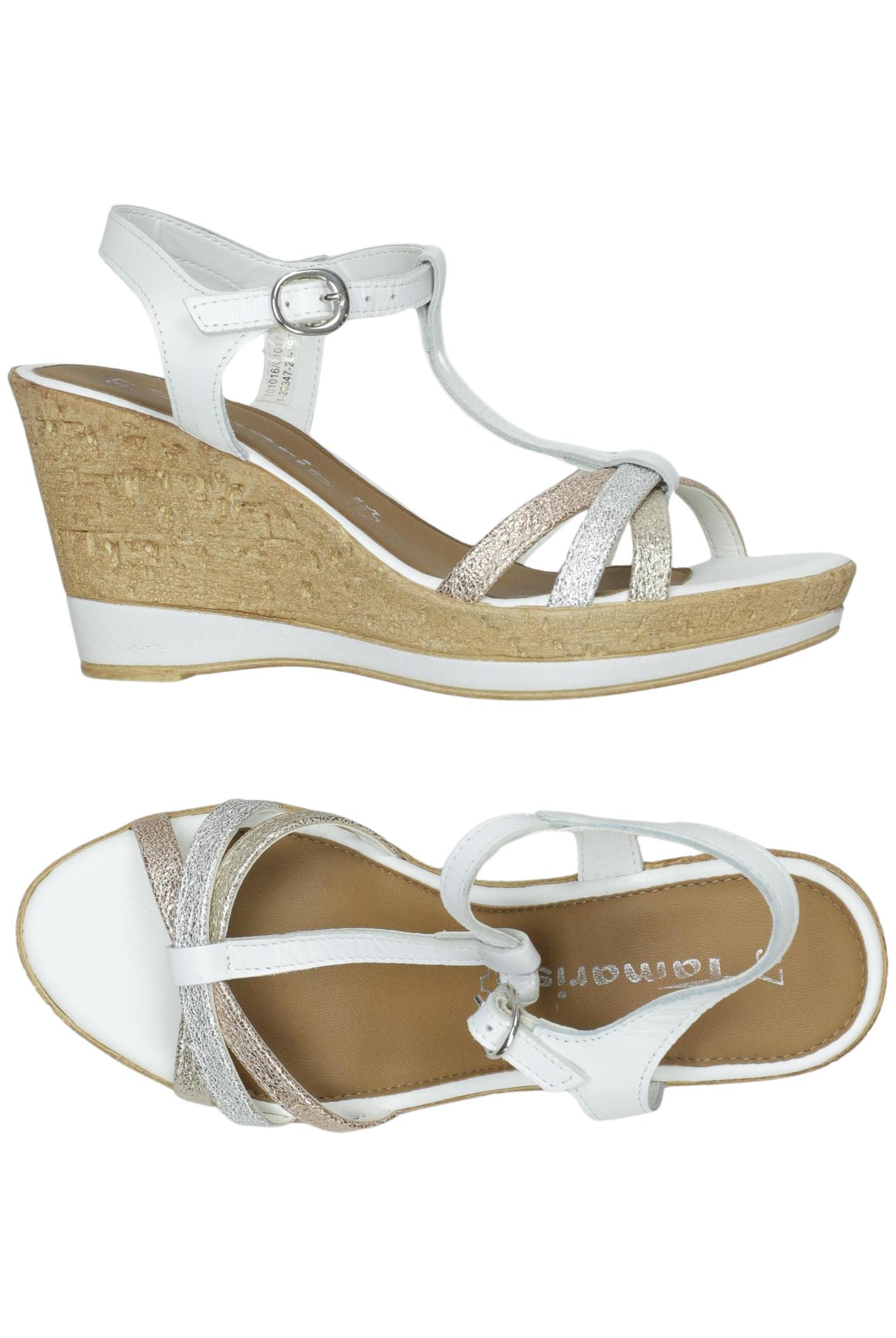 

Tamaris Damen Sandale, weiß, Gr. 37