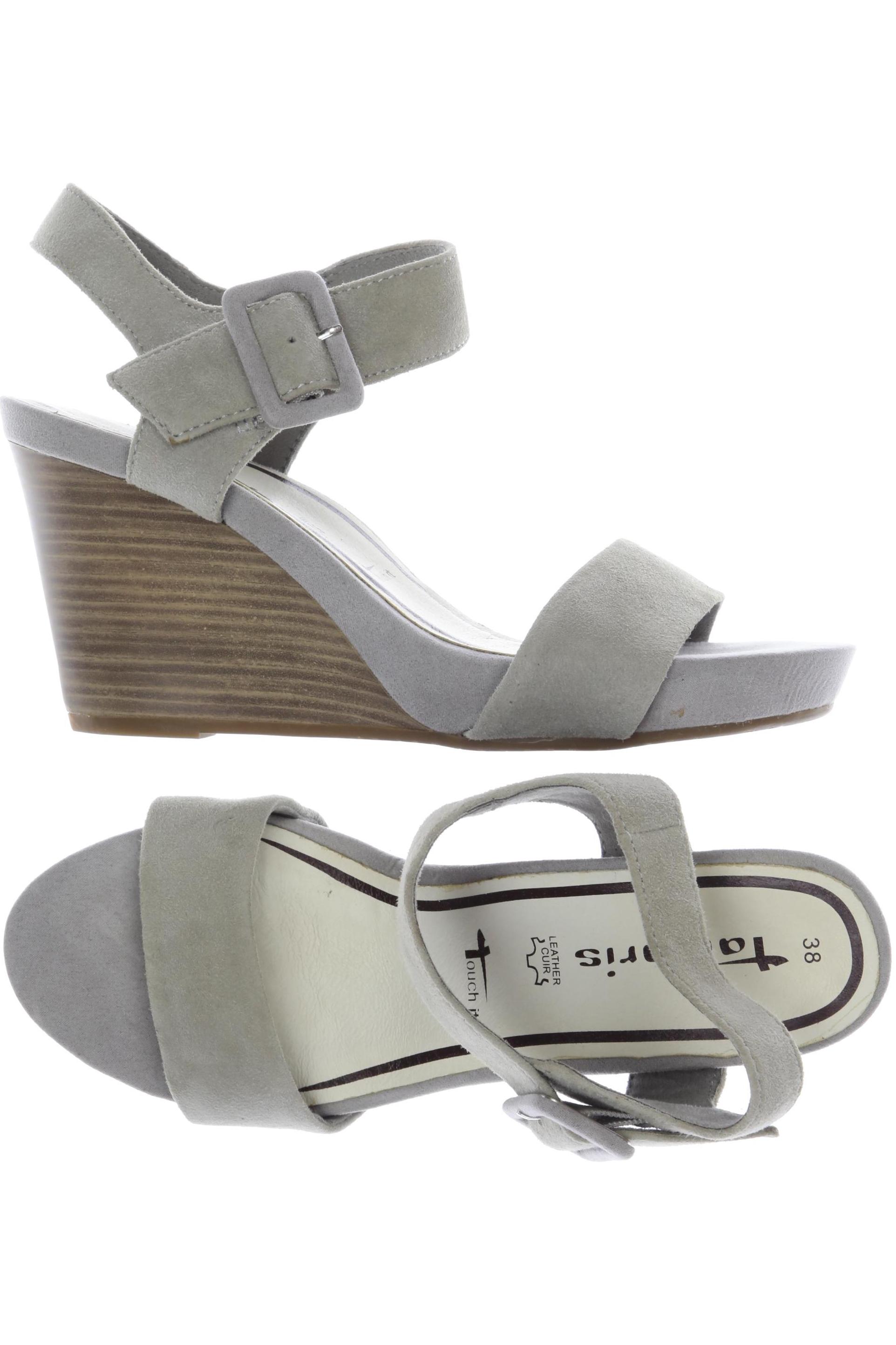 

Tamaris Damen Sandale, grau, Gr. 38