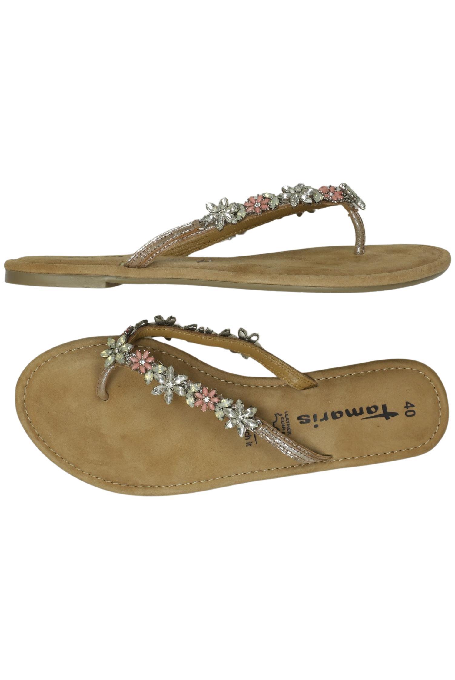 

Tamaris Damen Sandale, beige, Gr. 40