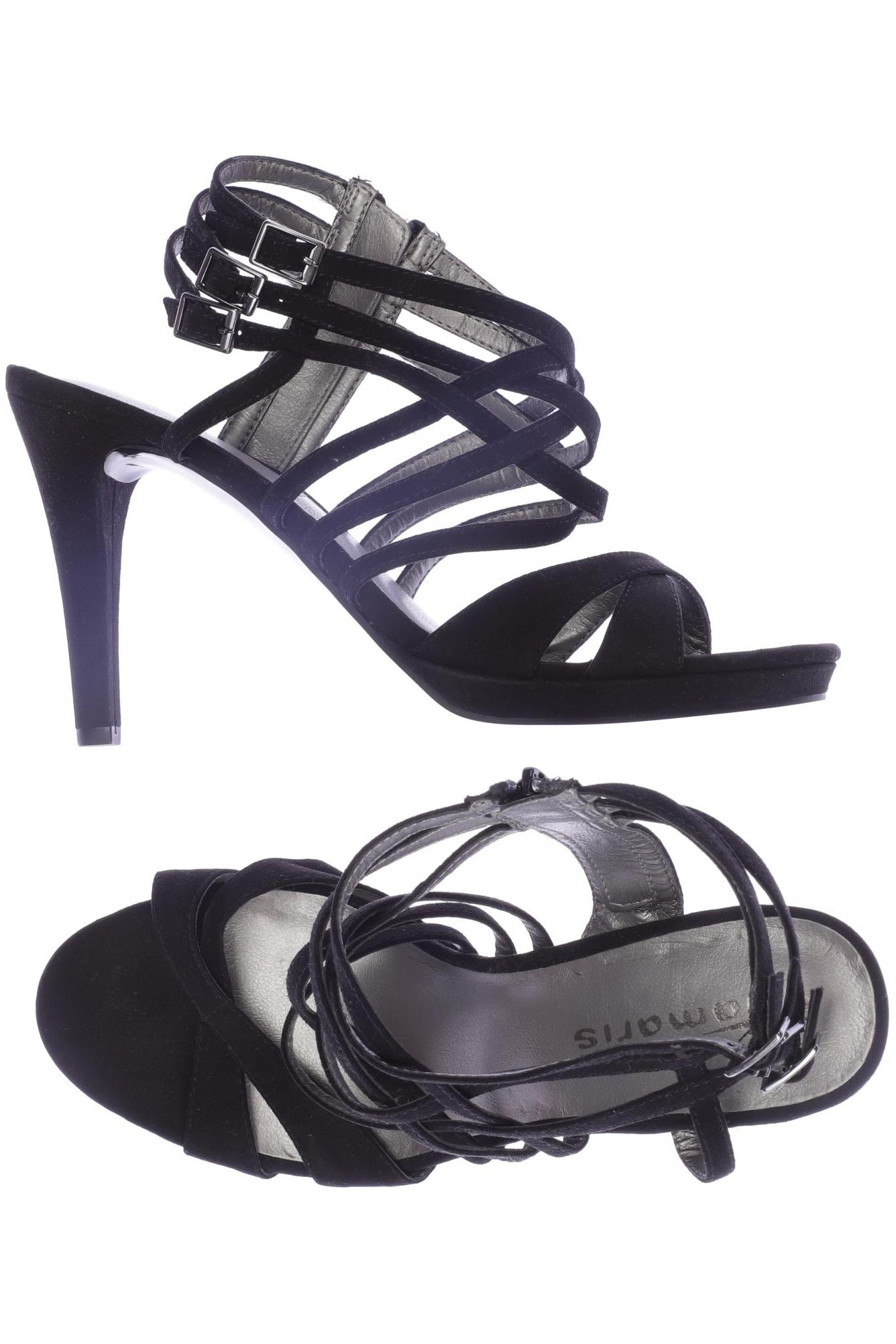 

Tamaris Damen Sandale, schwarz, Gr. 40
