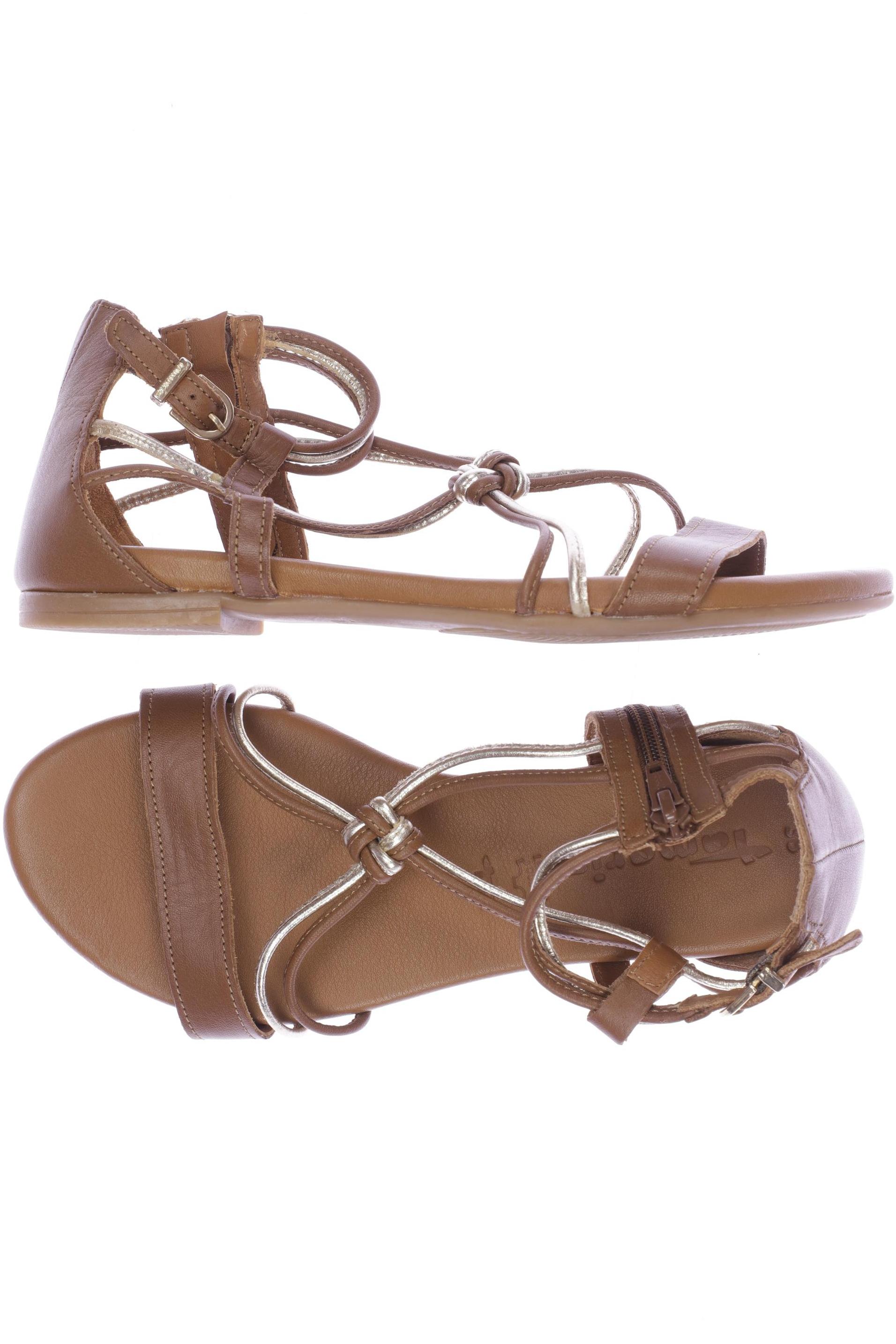 

Tamaris Damen Sandale, braun, Gr. 38