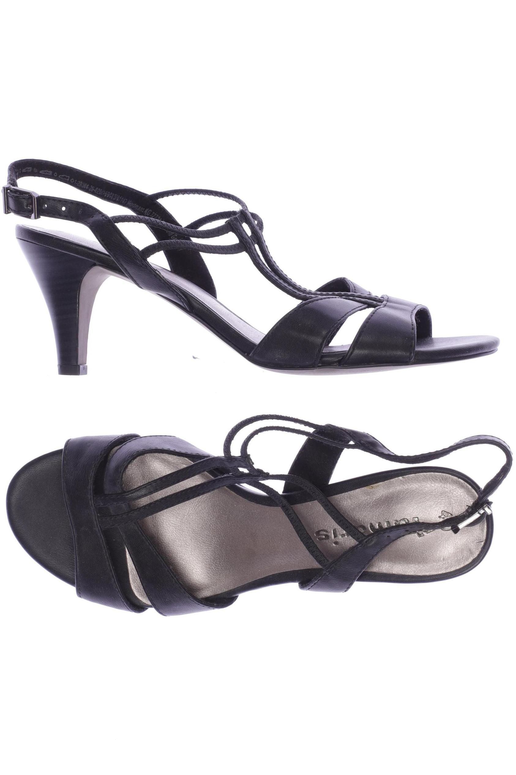 

Tamaris Damen Sandale, schwarz, Gr. 40