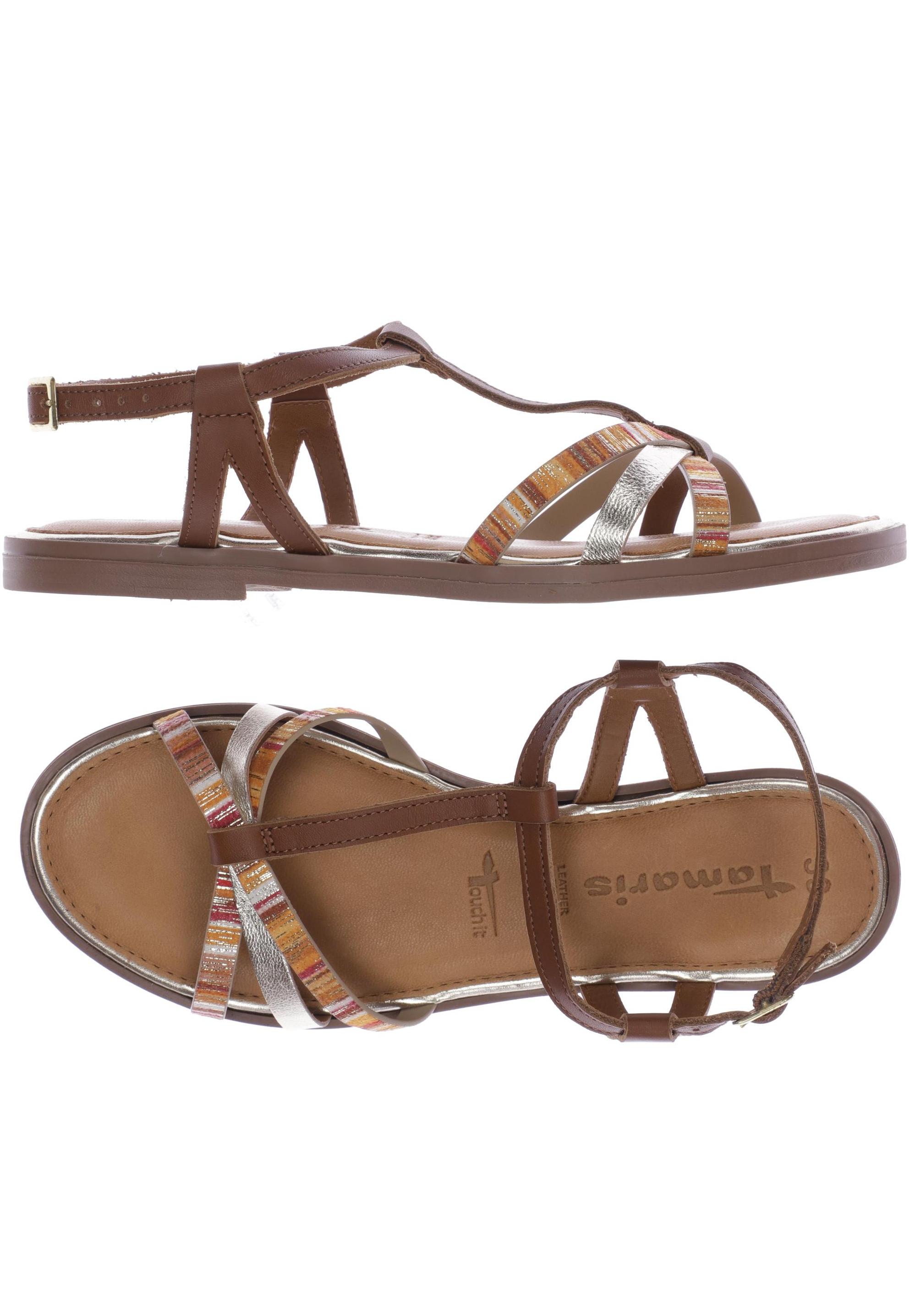 

Tamaris Damen Sandale, braun, Gr. 39