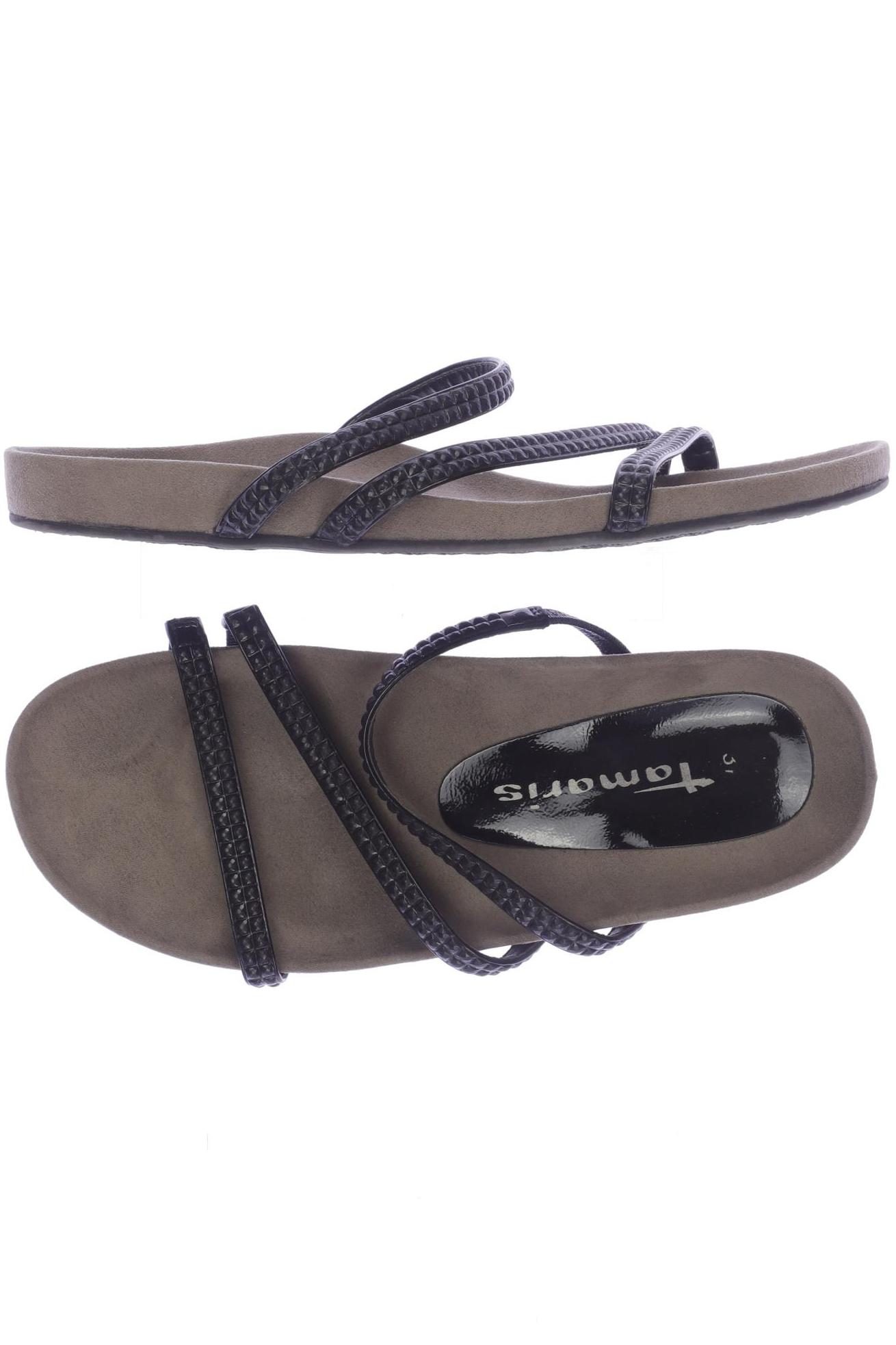 

Tamaris Damen Sandale, schwarz
