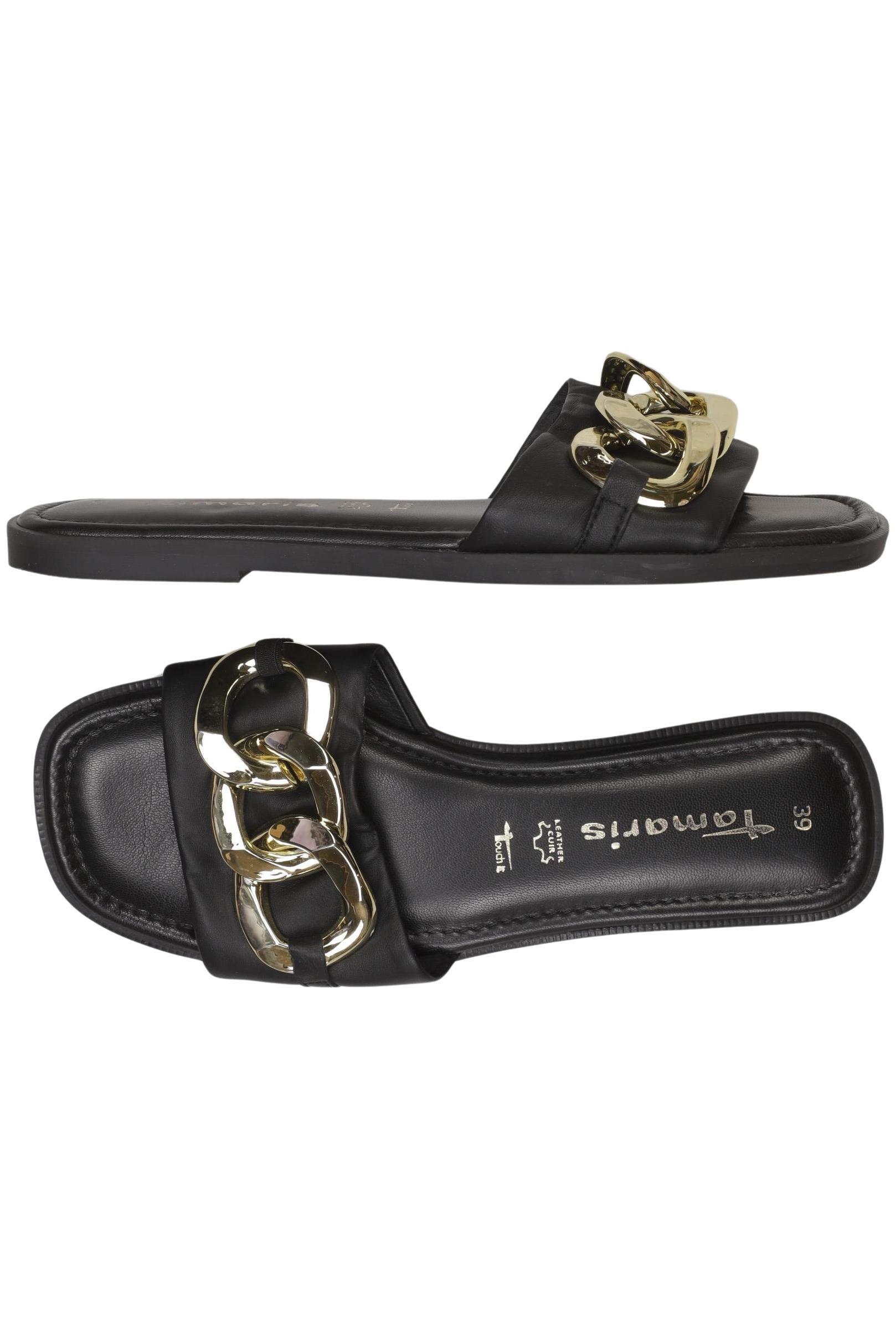 

Tamaris Damen Sandale, schwarz, Gr. 39