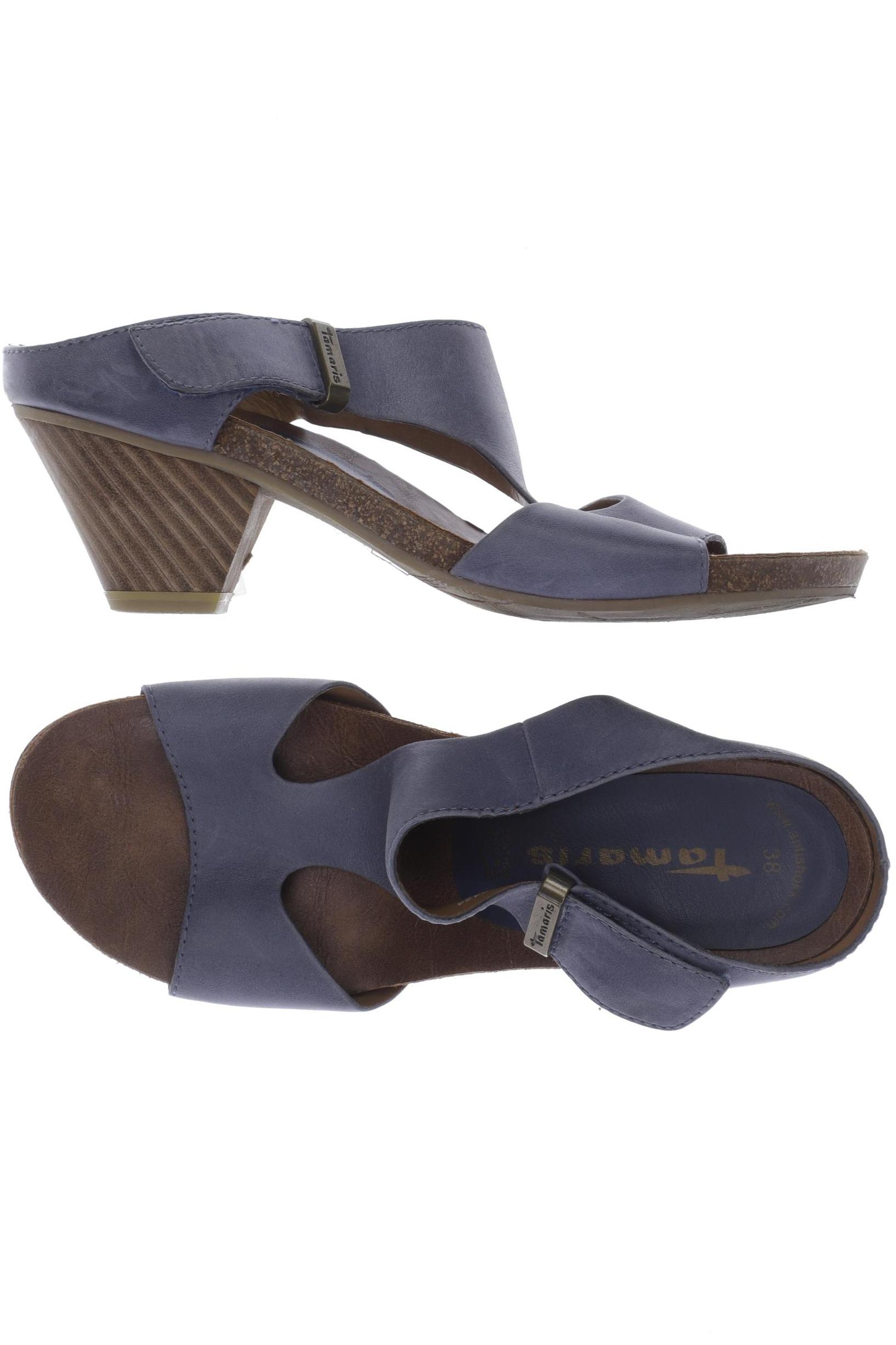 

Tamaris Damen Sandale, blau, Gr. 38