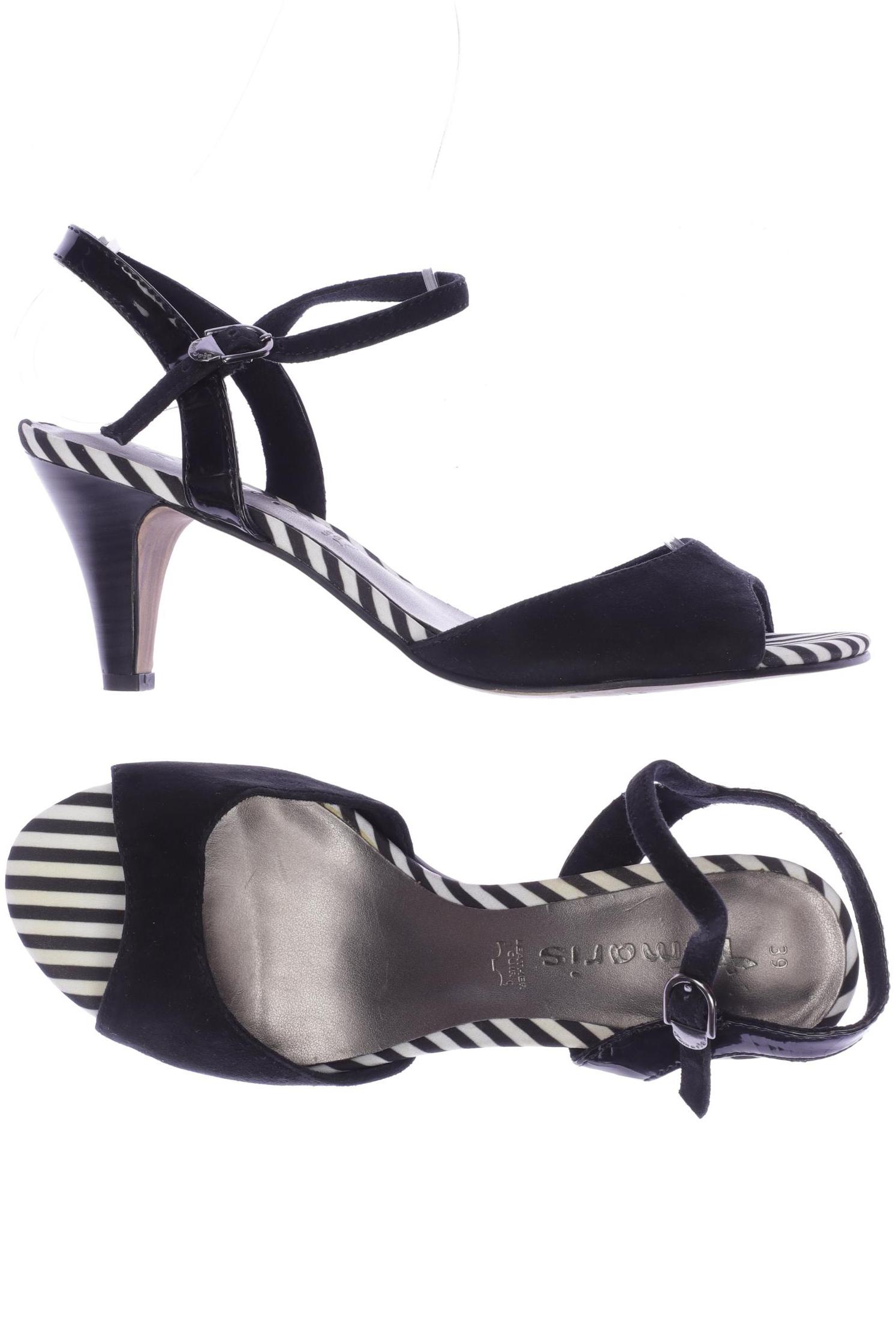

Tamaris Damen Sandale, schwarz, Gr. 39