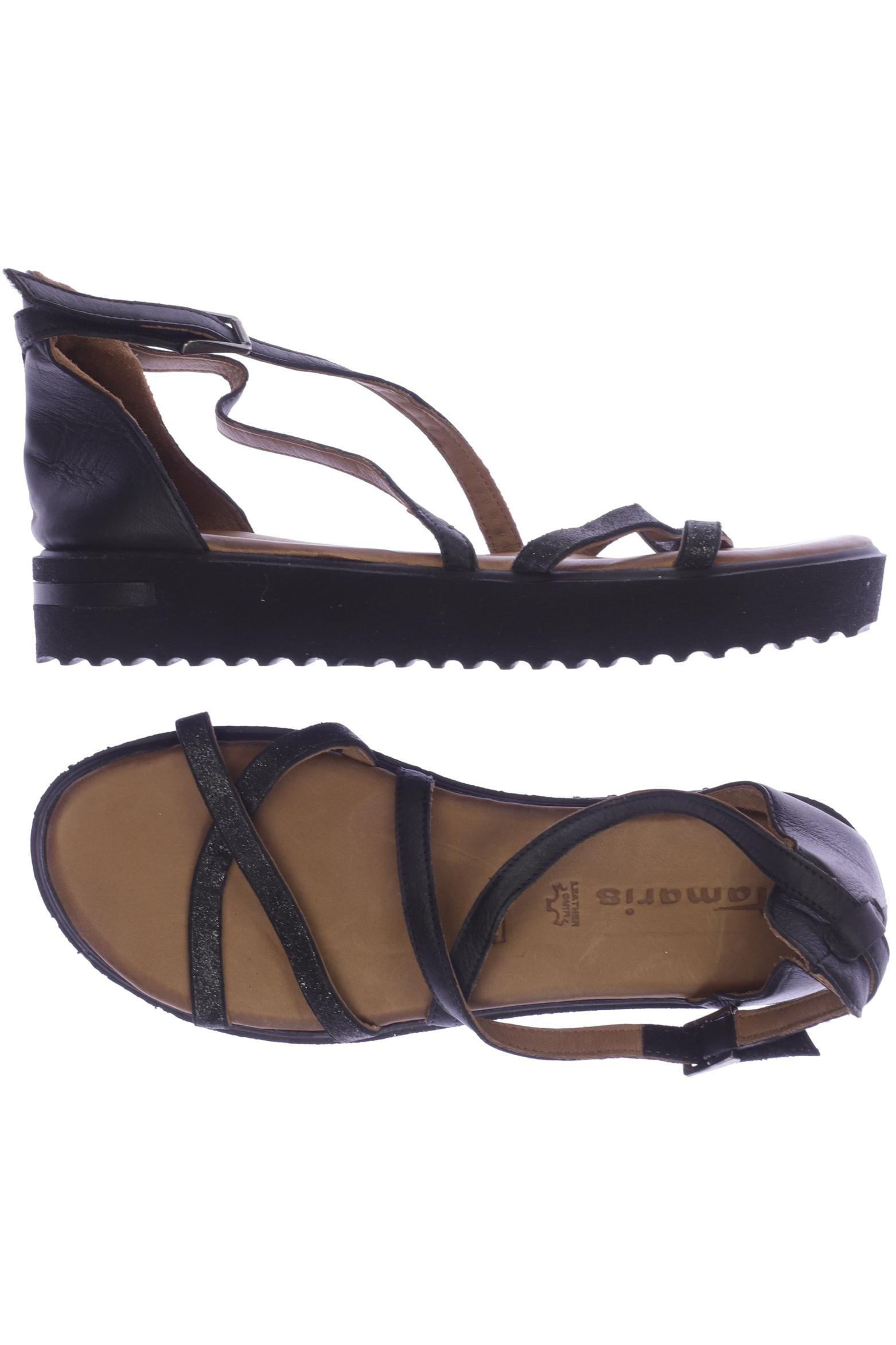 

Tamaris Damen Sandale, schwarz