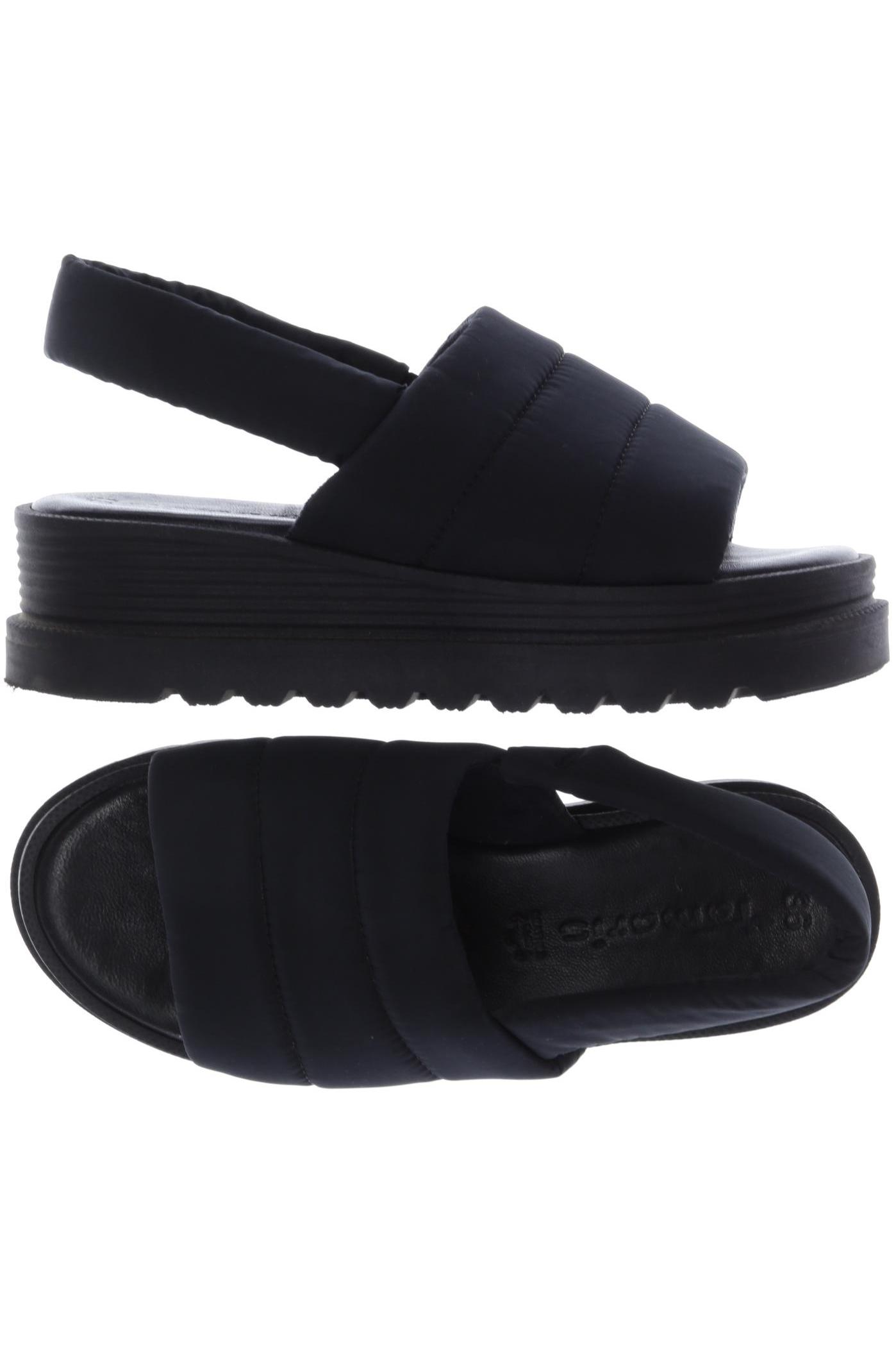 

Tamaris Damen Sandale, schwarz, Gr. 36