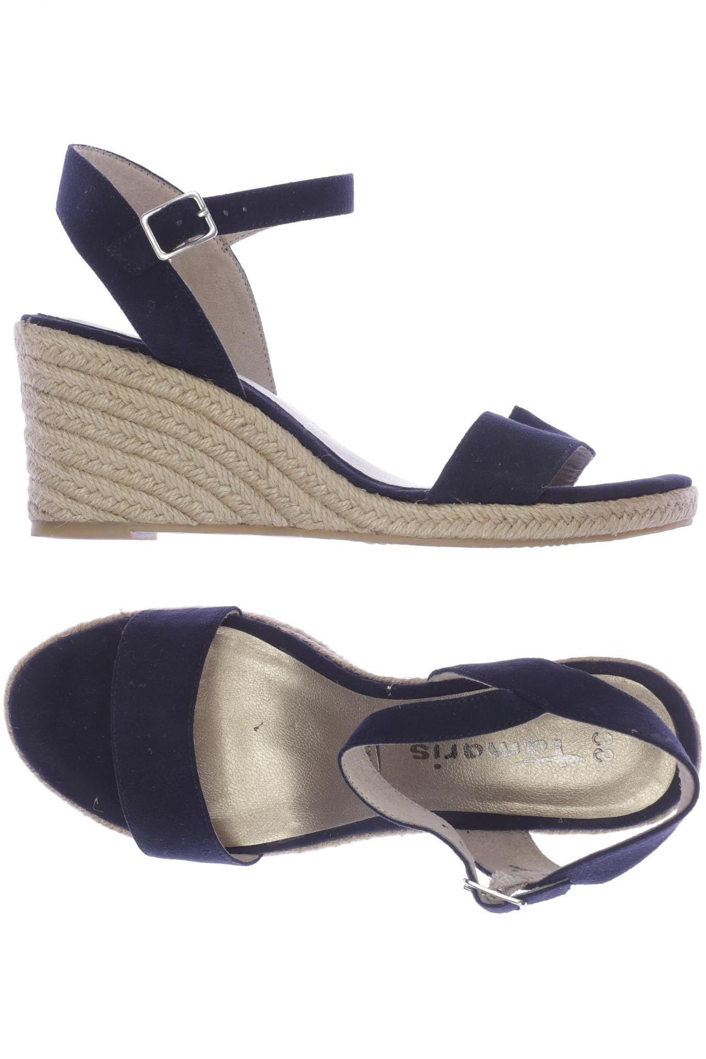 

Tamaris Damen Sandale, marineblau, Gr. 38