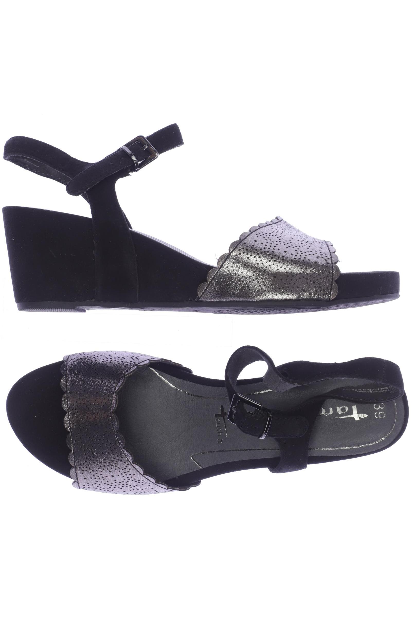 

Tamaris Damen Sandale, schwarz, Gr. 39