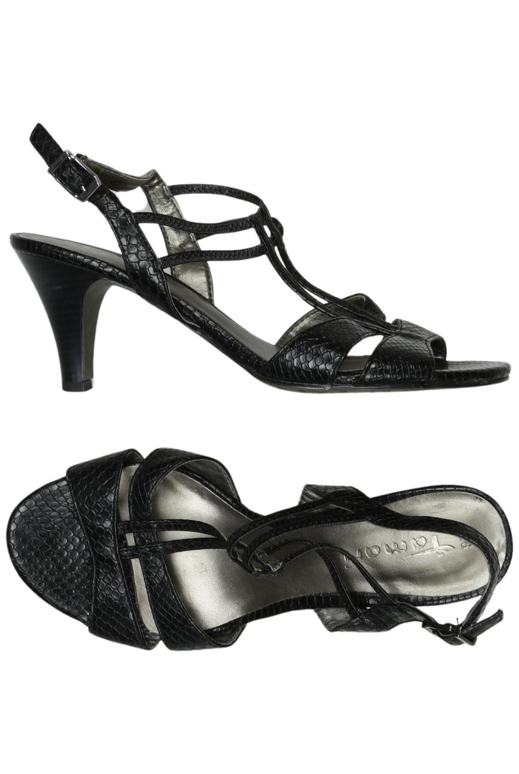 

Tamaris Damen Sandale, schwarz, Gr. 38
