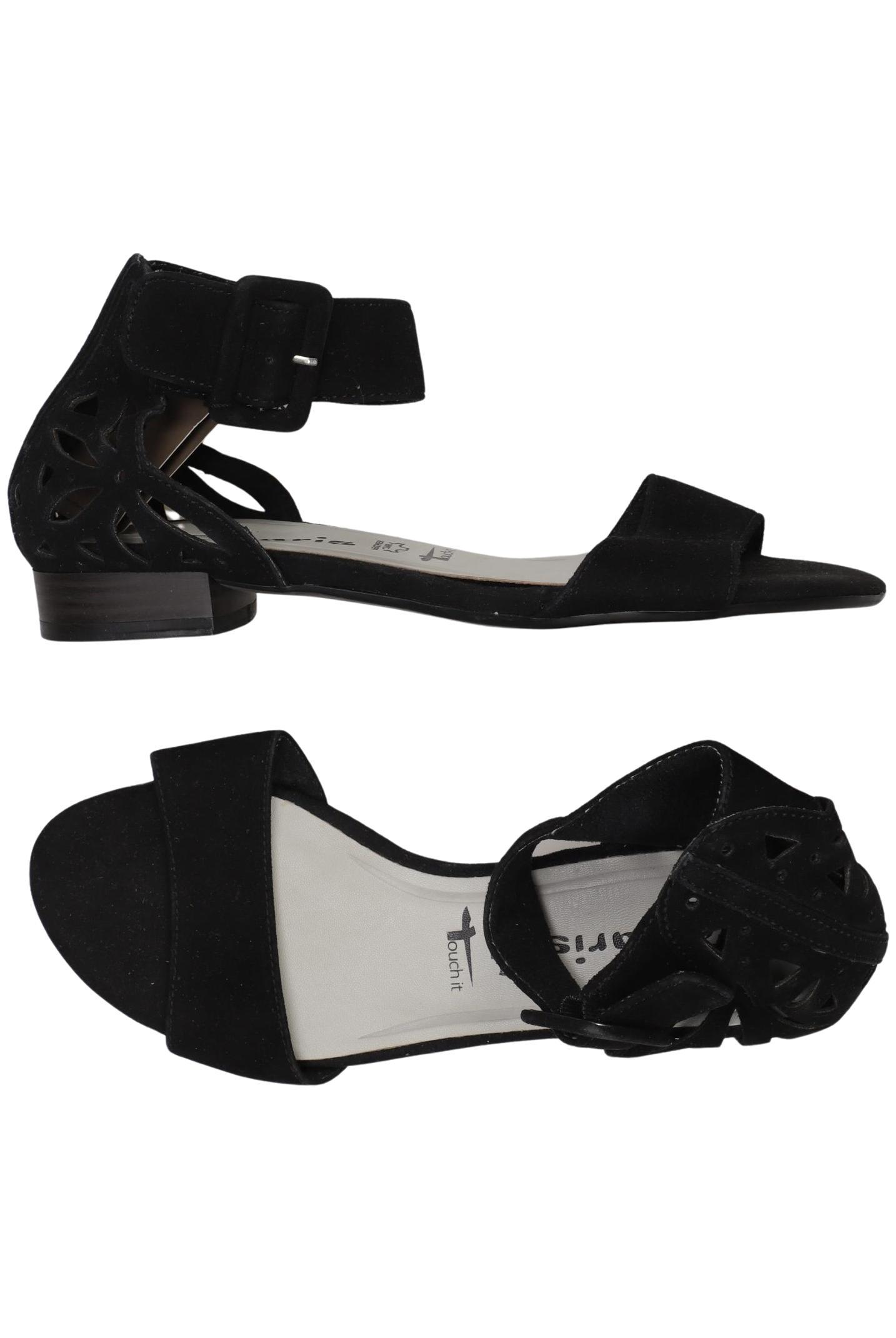

Tamaris Damen Sandale, schwarz, Gr. 37
