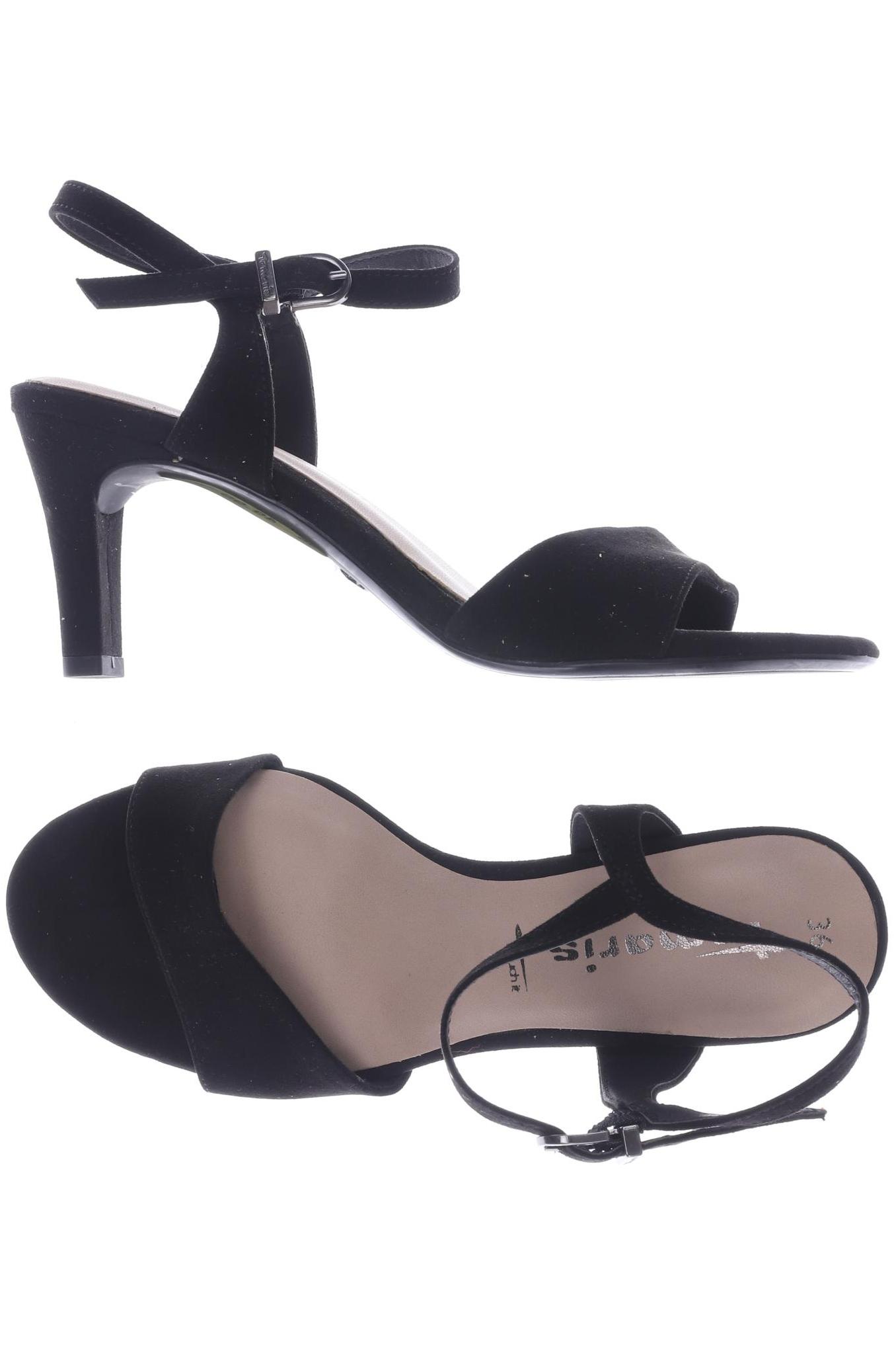 

Tamaris Damen Sandale, schwarz, Gr. 36