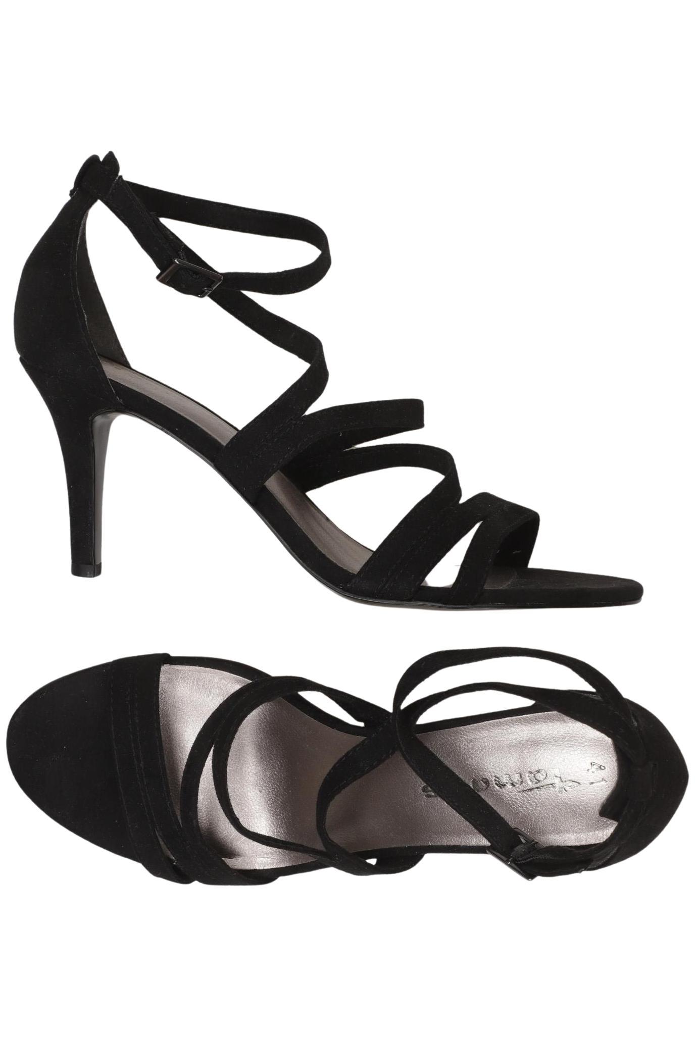 

Tamaris Damen Sandale, schwarz, Gr. 41