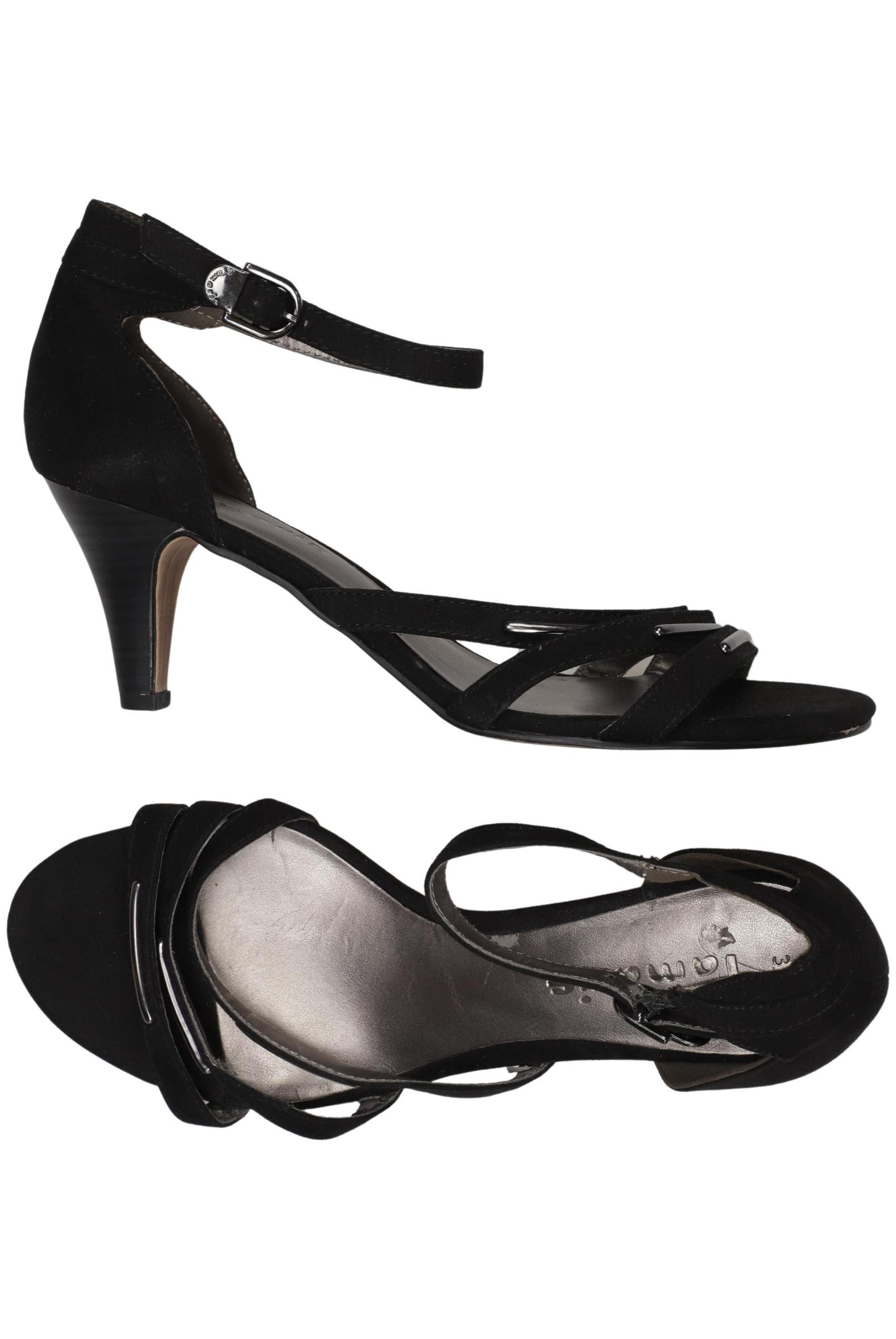 

Tamaris Damen Sandale, schwarz, Gr. 39