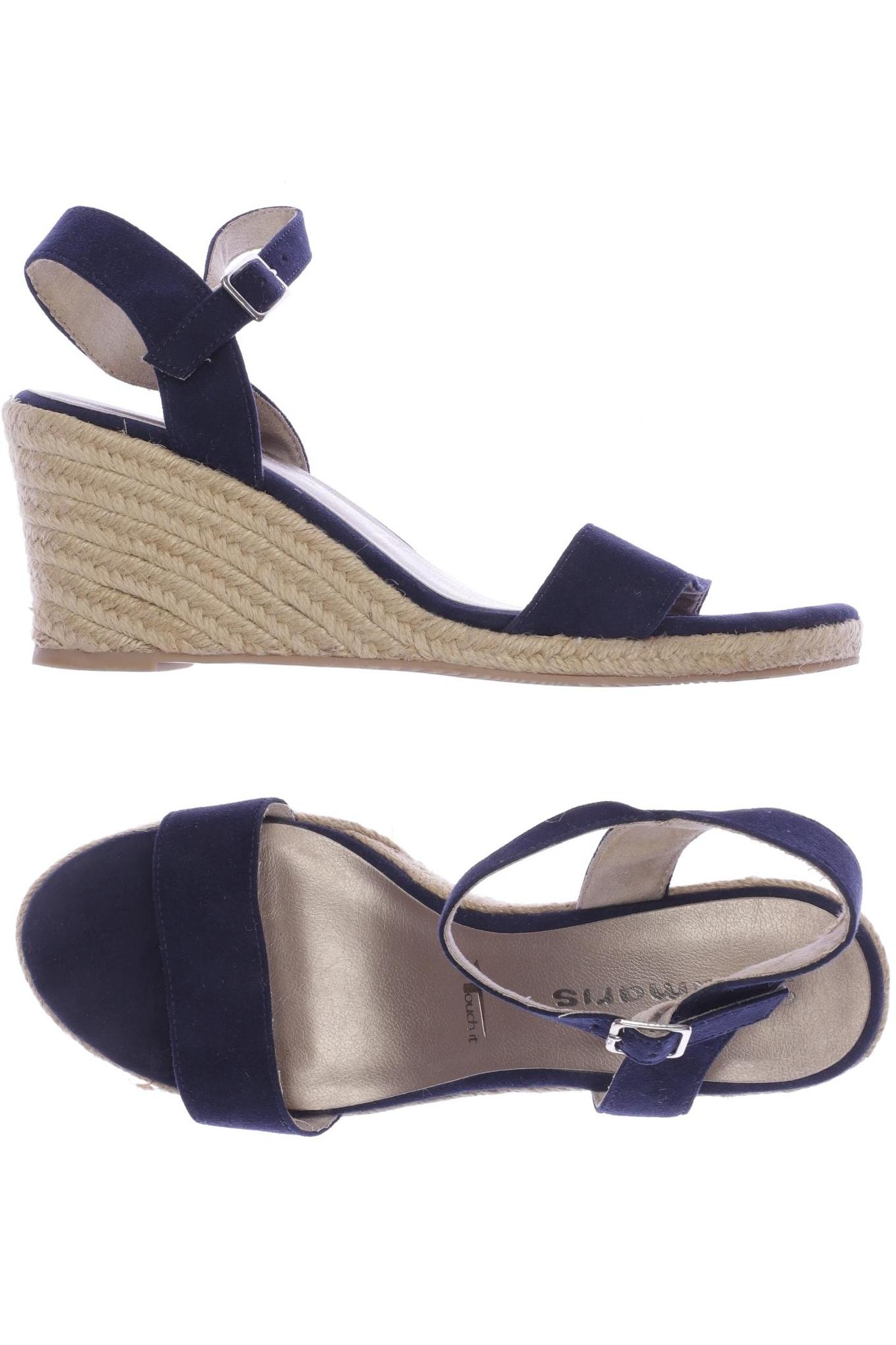 

Tamaris Damen Sandale, marineblau, Gr. 40
