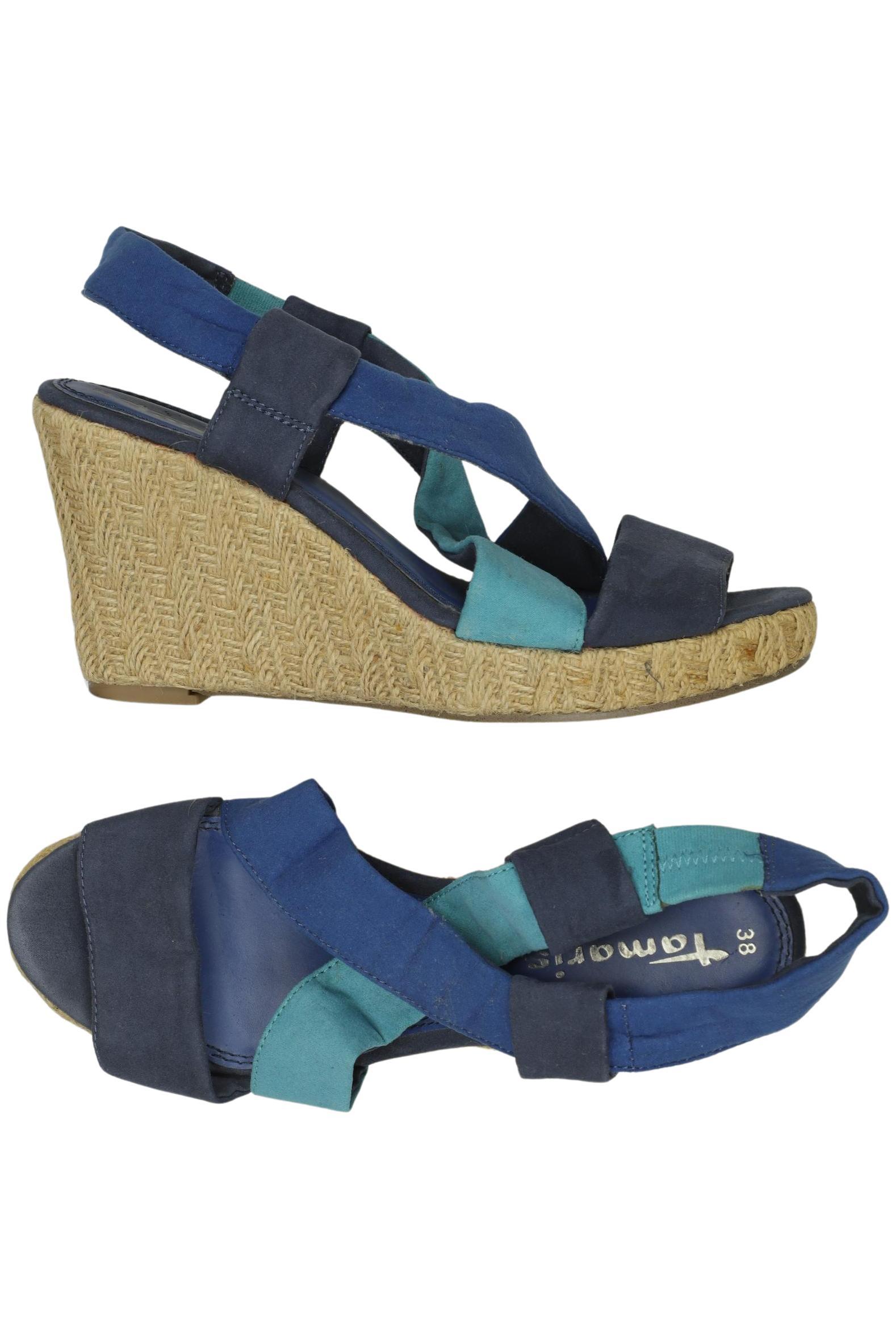 

Tamaris Damen Sandale, marineblau, Gr. 38