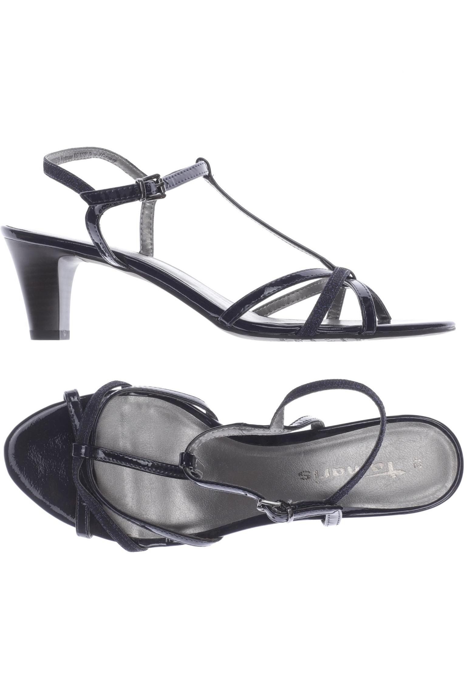 

Tamaris Damen Sandale, marineblau, Gr. 42