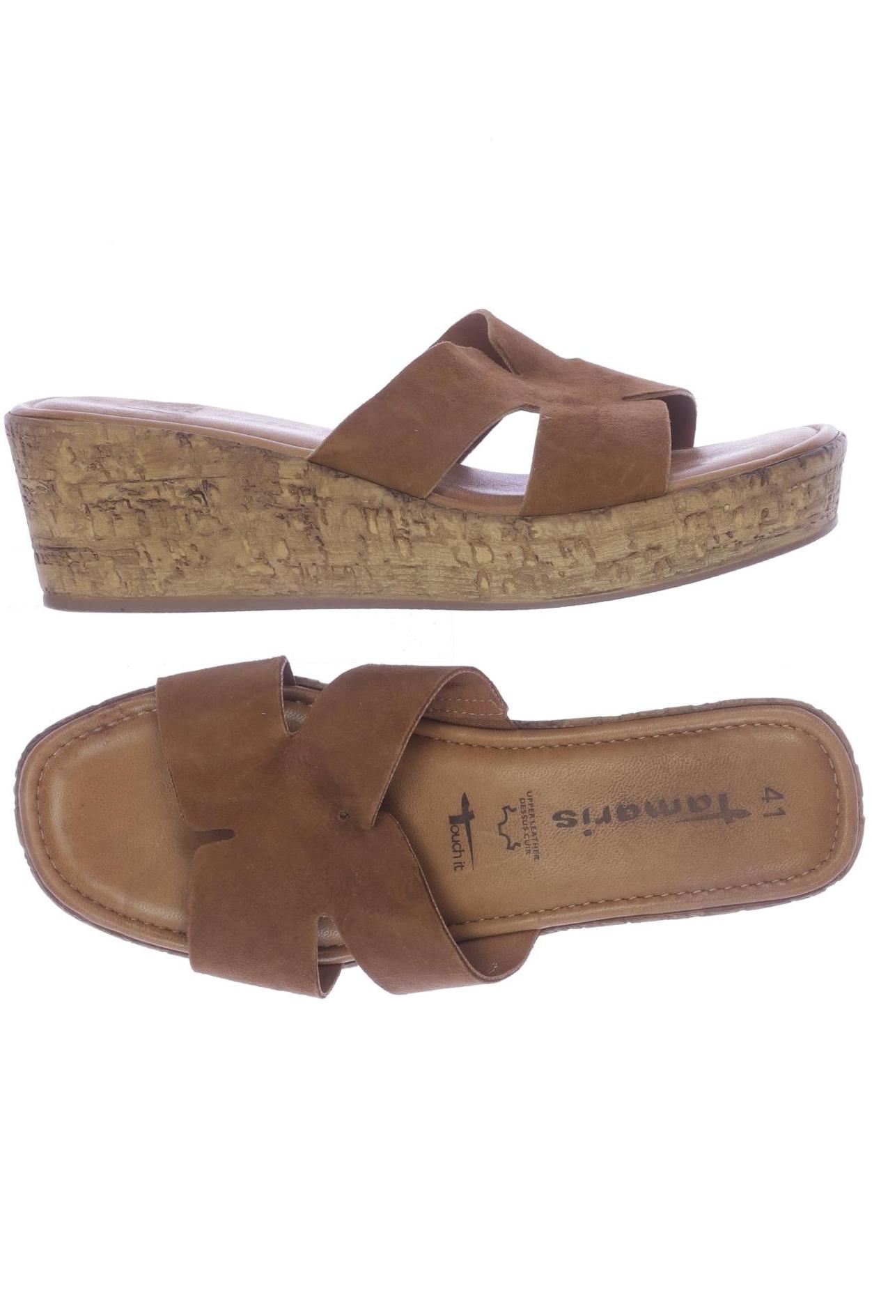 

Tamaris Damen Sandale, braun, Gr. 41