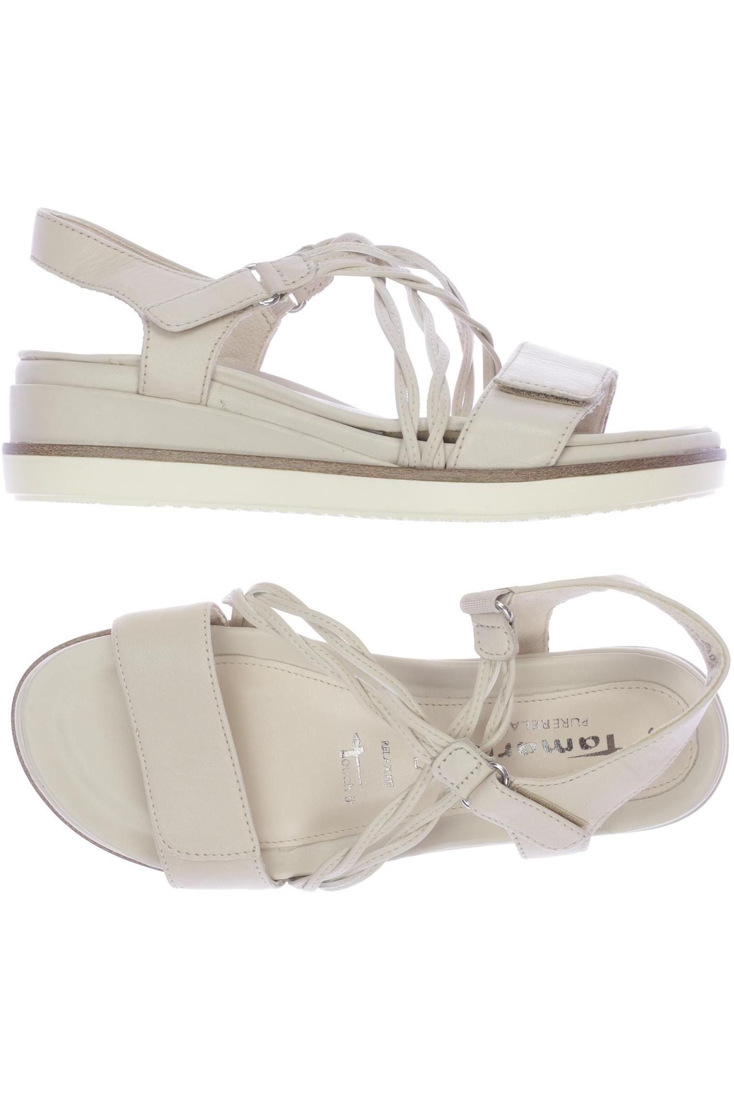 

Tamaris Damen Sandale, beige, Gr. 37
