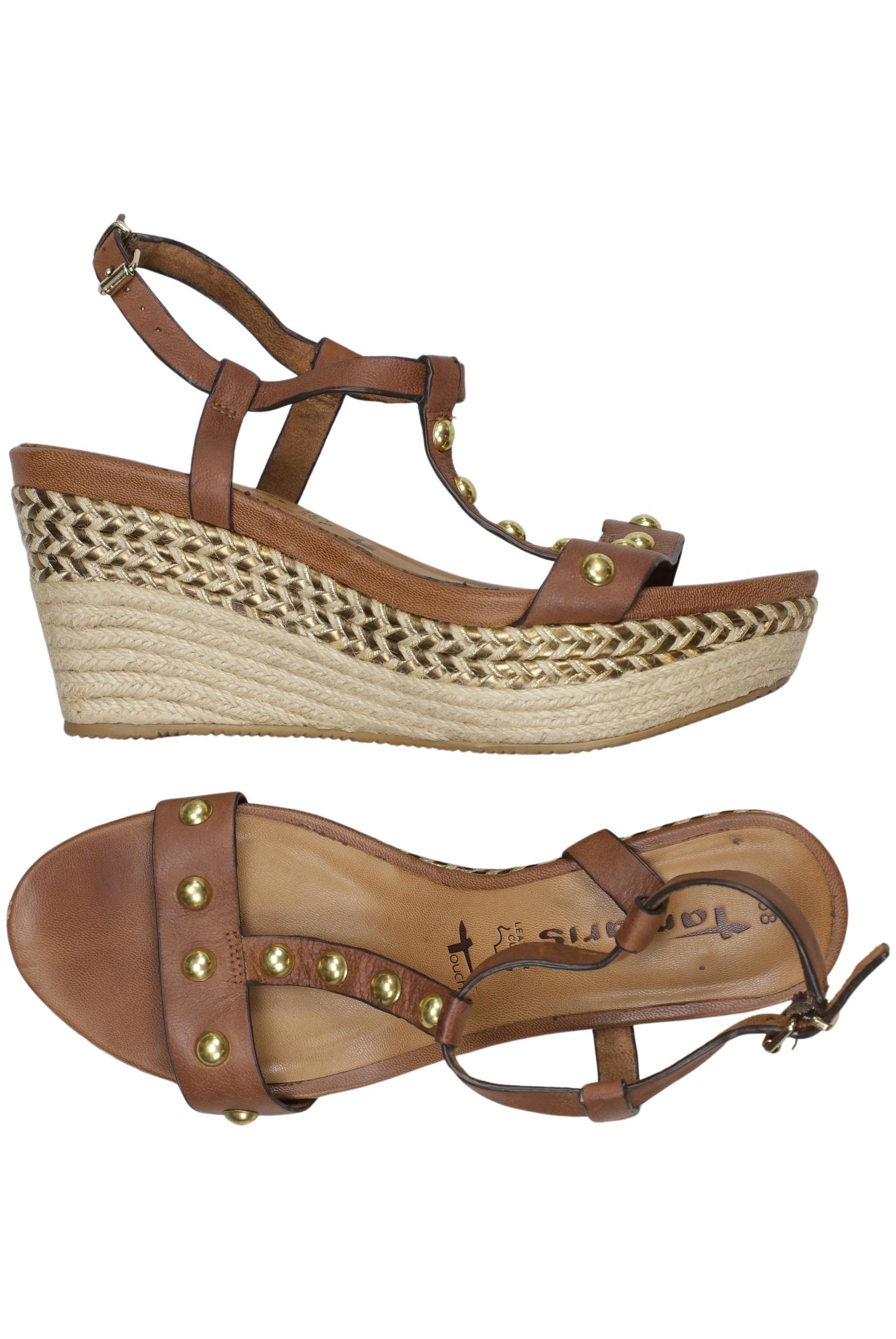 

Tamaris Damen Sandale, braun, Gr. 38